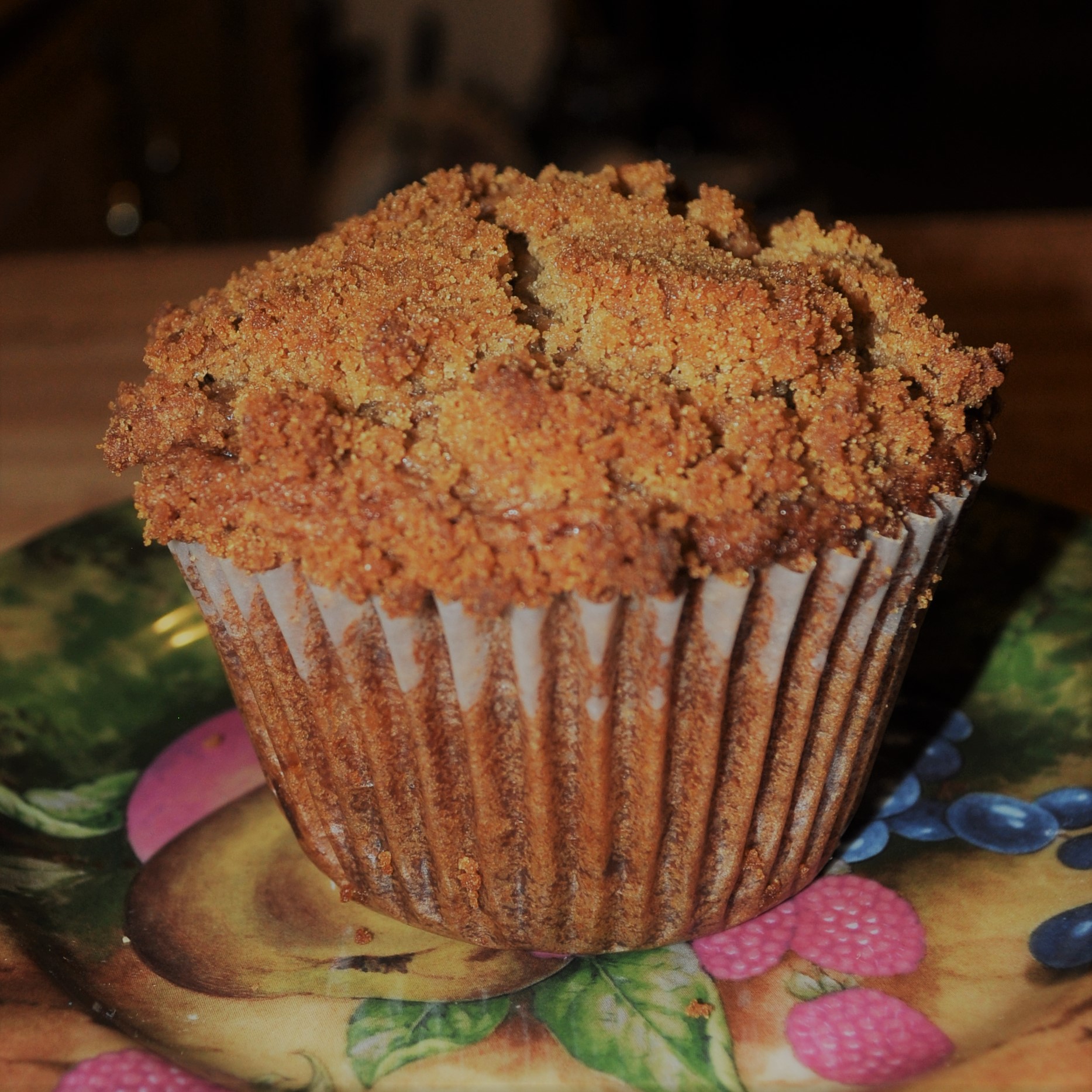 Peach Cobbler Muffins