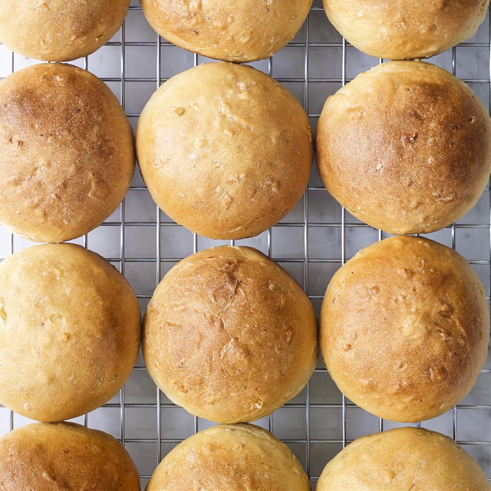 Oatmeal Sourdough Rolls