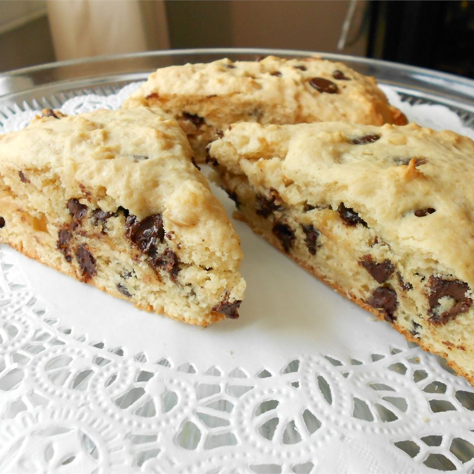 Hazelnut Chocolate Chip Scones