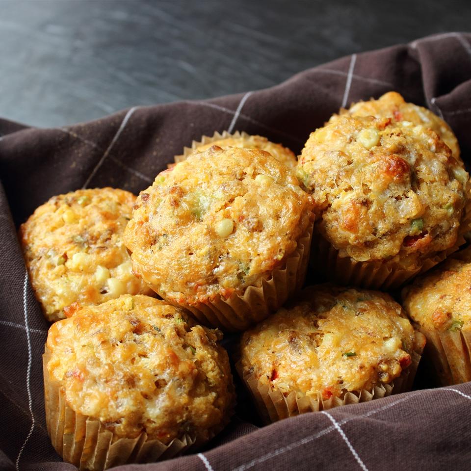 Sausage and Sweet Corn Muffins