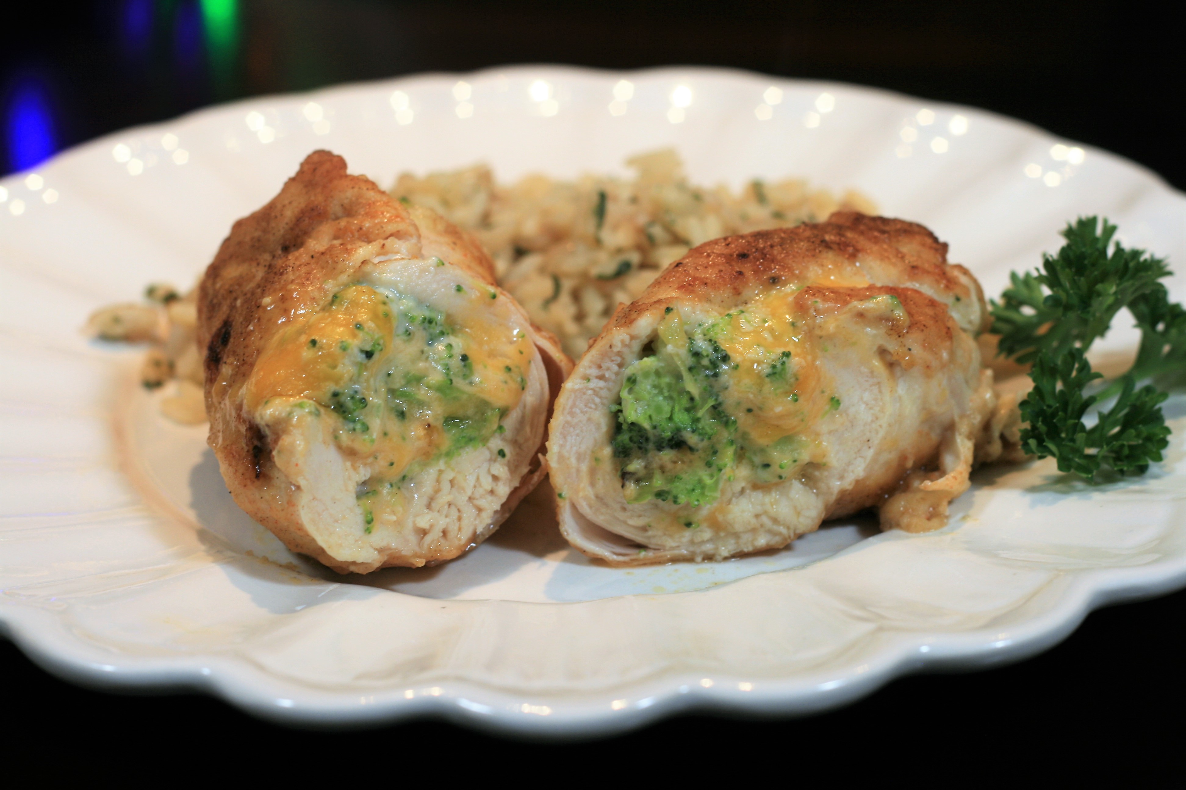 Broccoli Cheese Stuffed Chicken