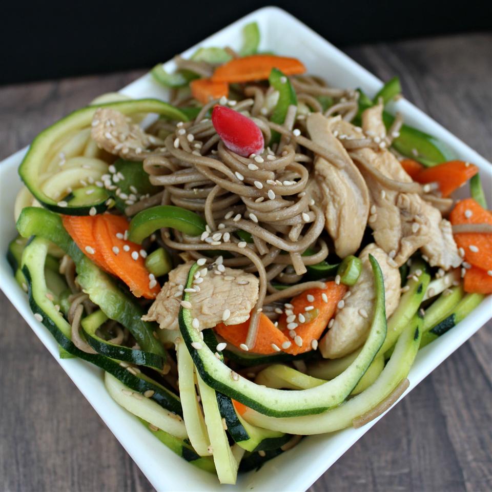 Soba Noodle Salad with Chicken and Sesame