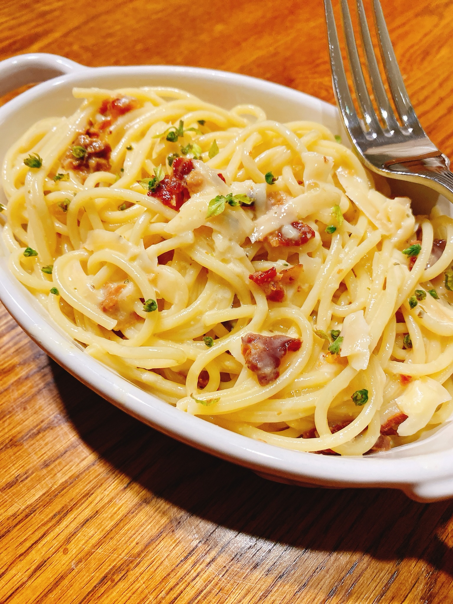 Greek Yogurt Carbonara
