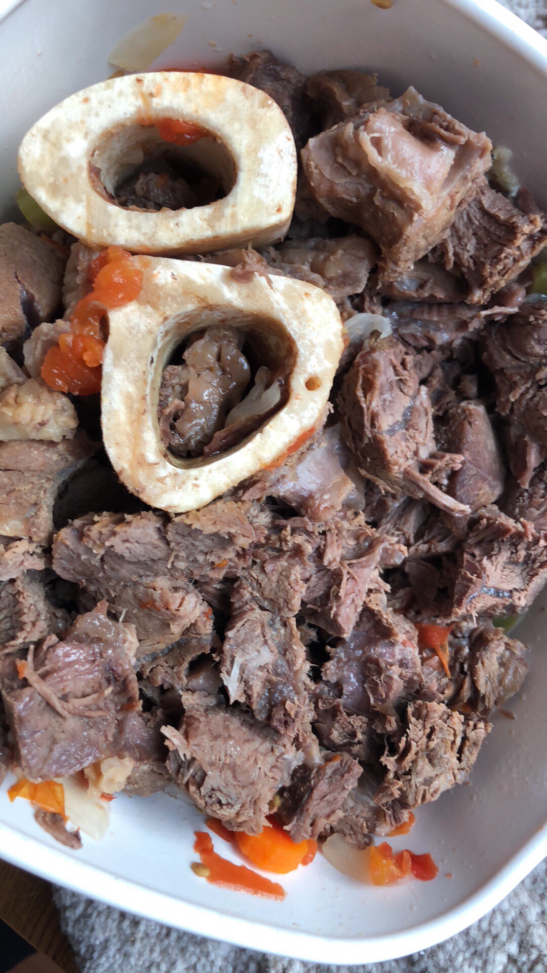 Mom and Micki's Beef Shank Vegetable Soup