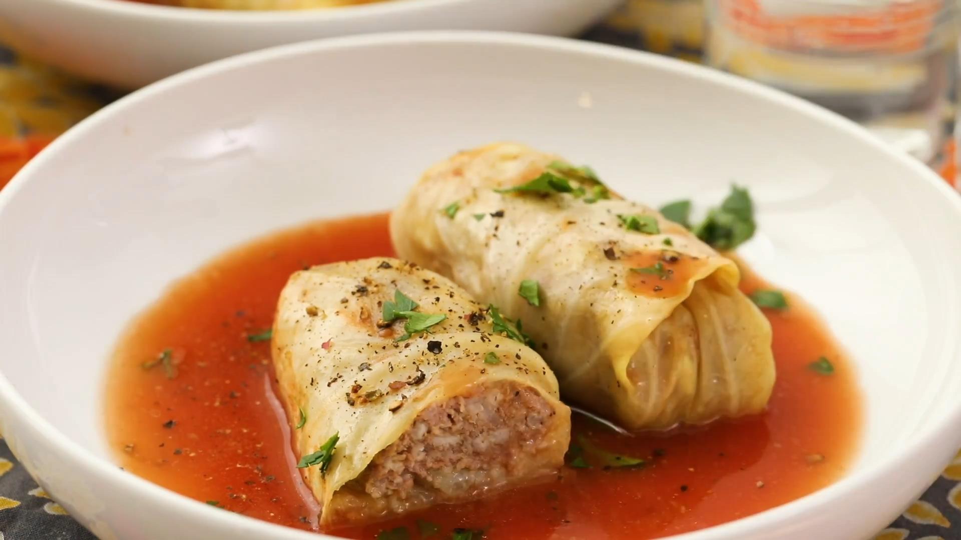 Grandma's Hungarian Stuffed Cabbage, Slow Cooker Variation