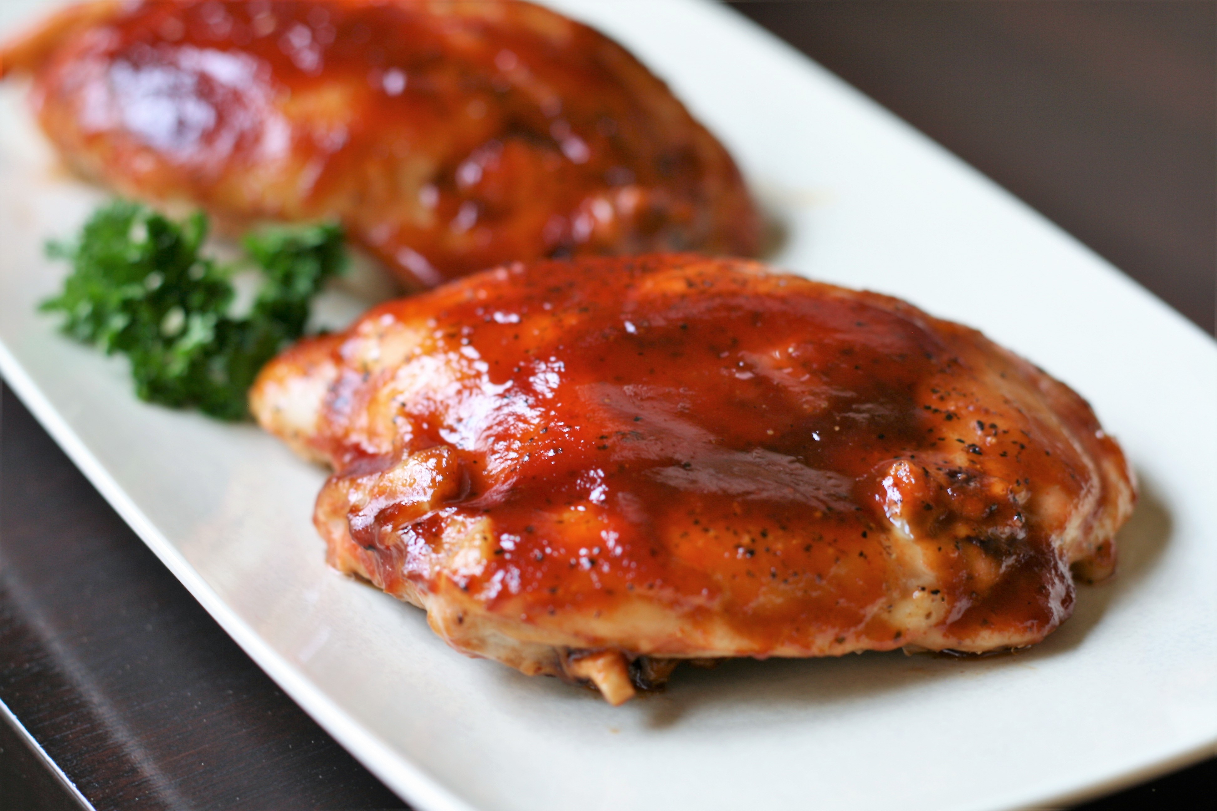 BBQ Chicken Breasts in the Oven