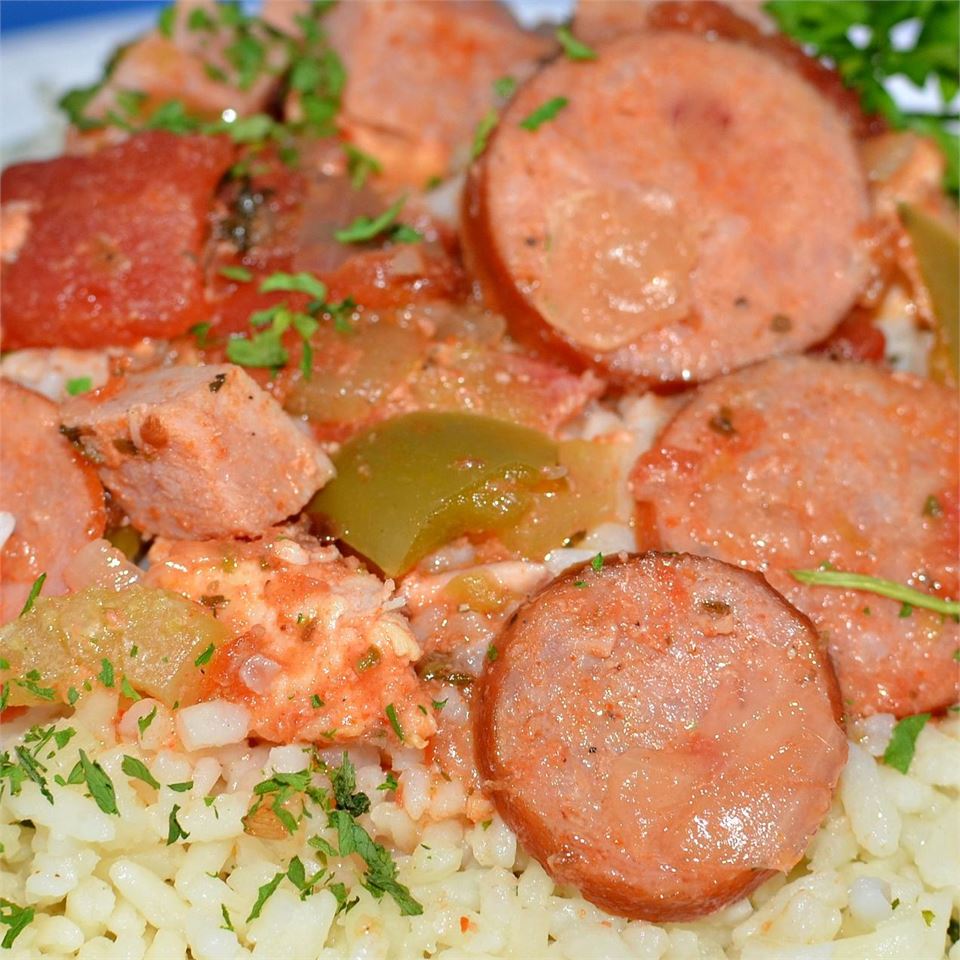 Meaty Slow Cooker Jambalaya