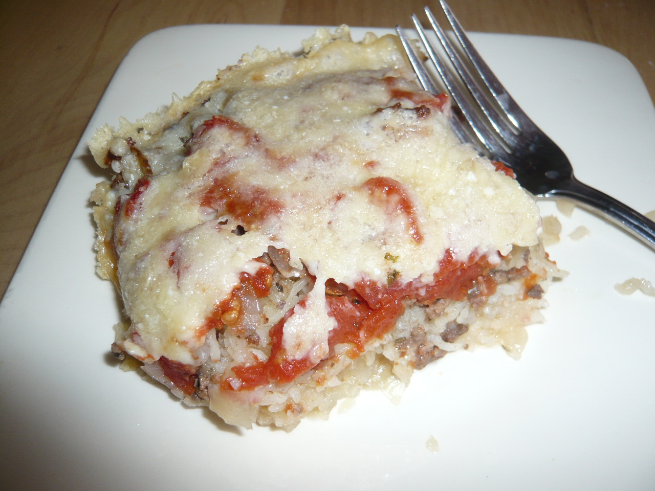 Hamburger Rice Casserole