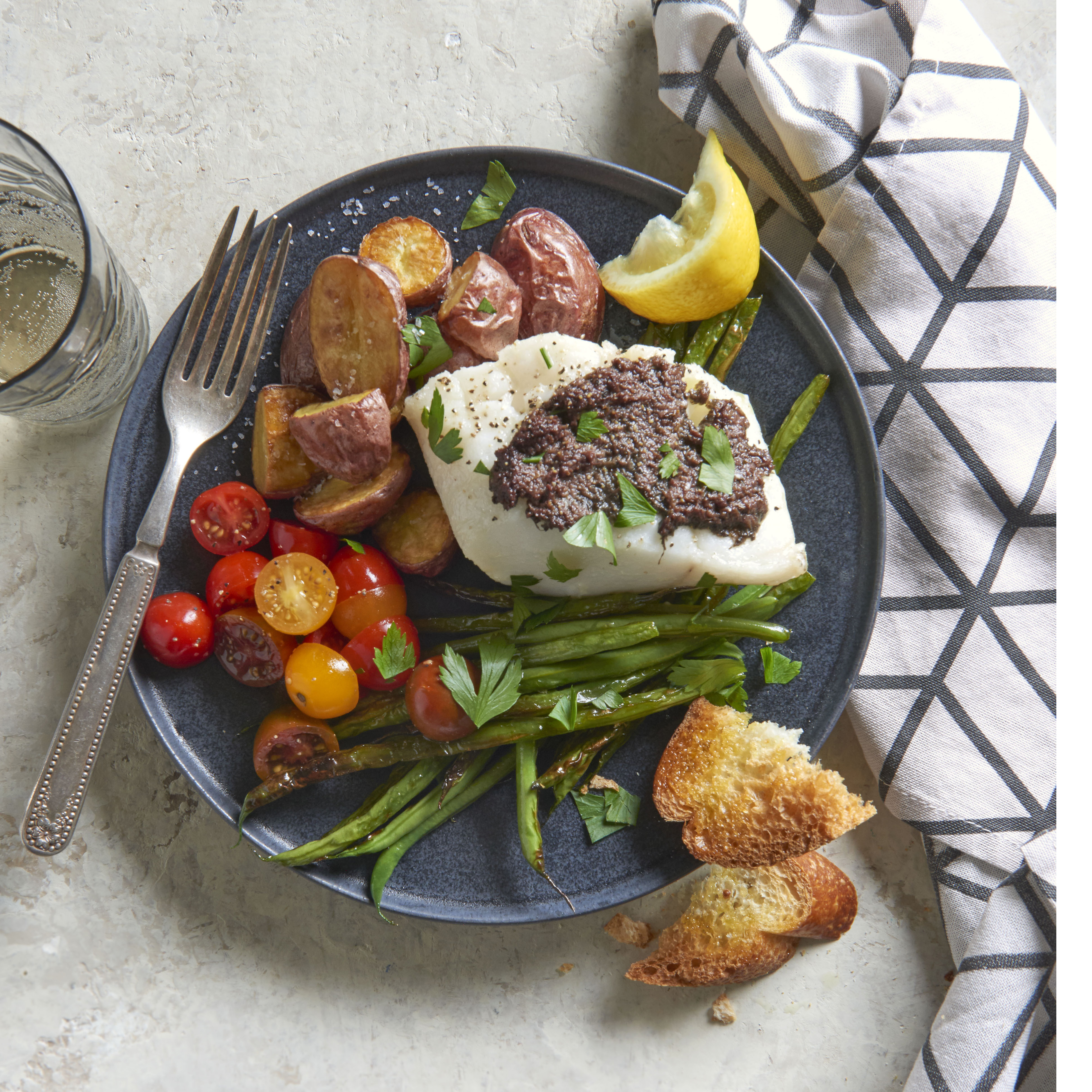 Roasted Cod Nicoise
