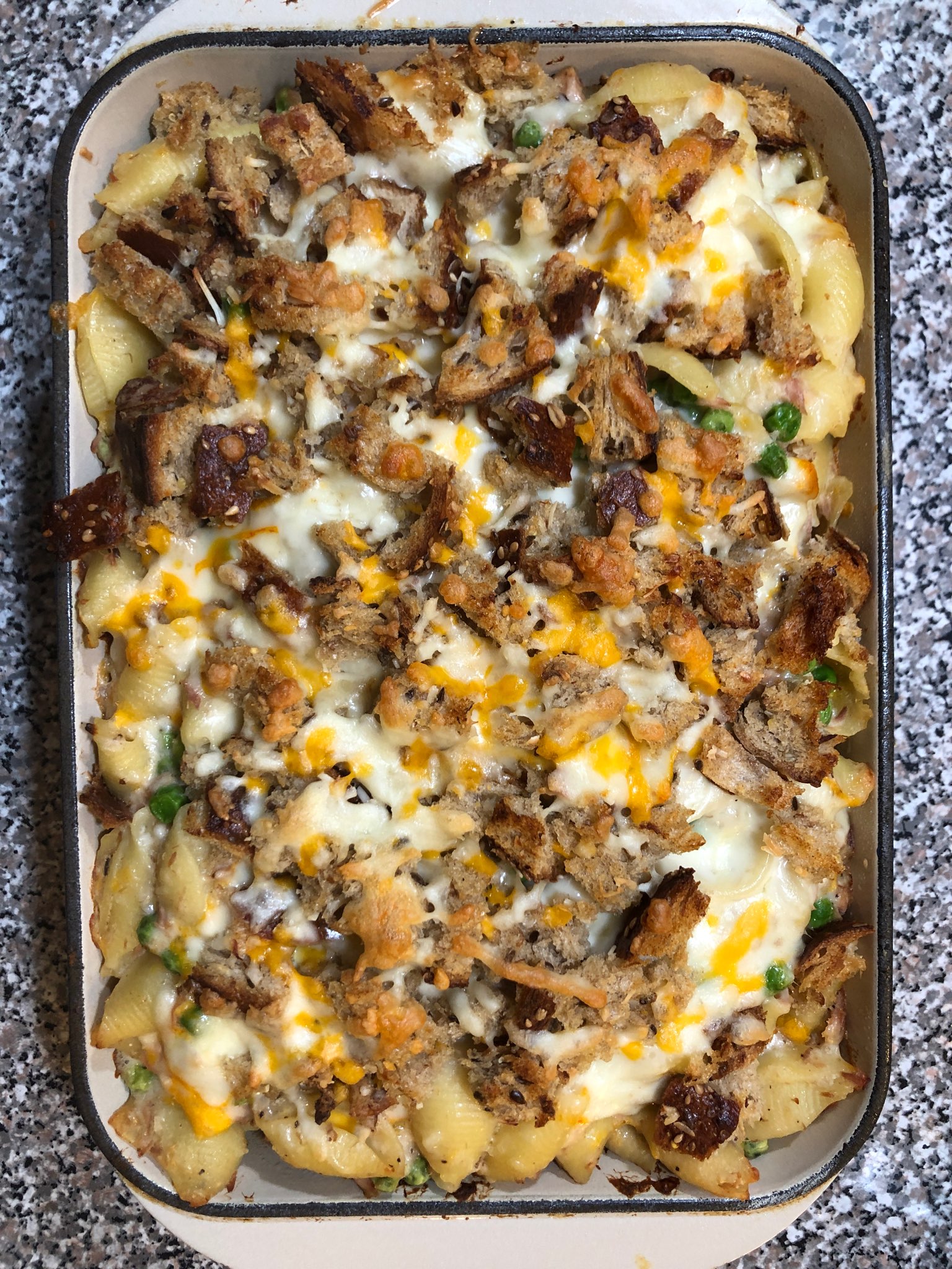 Tuna Noodle Casserole with Bechamel Sauce