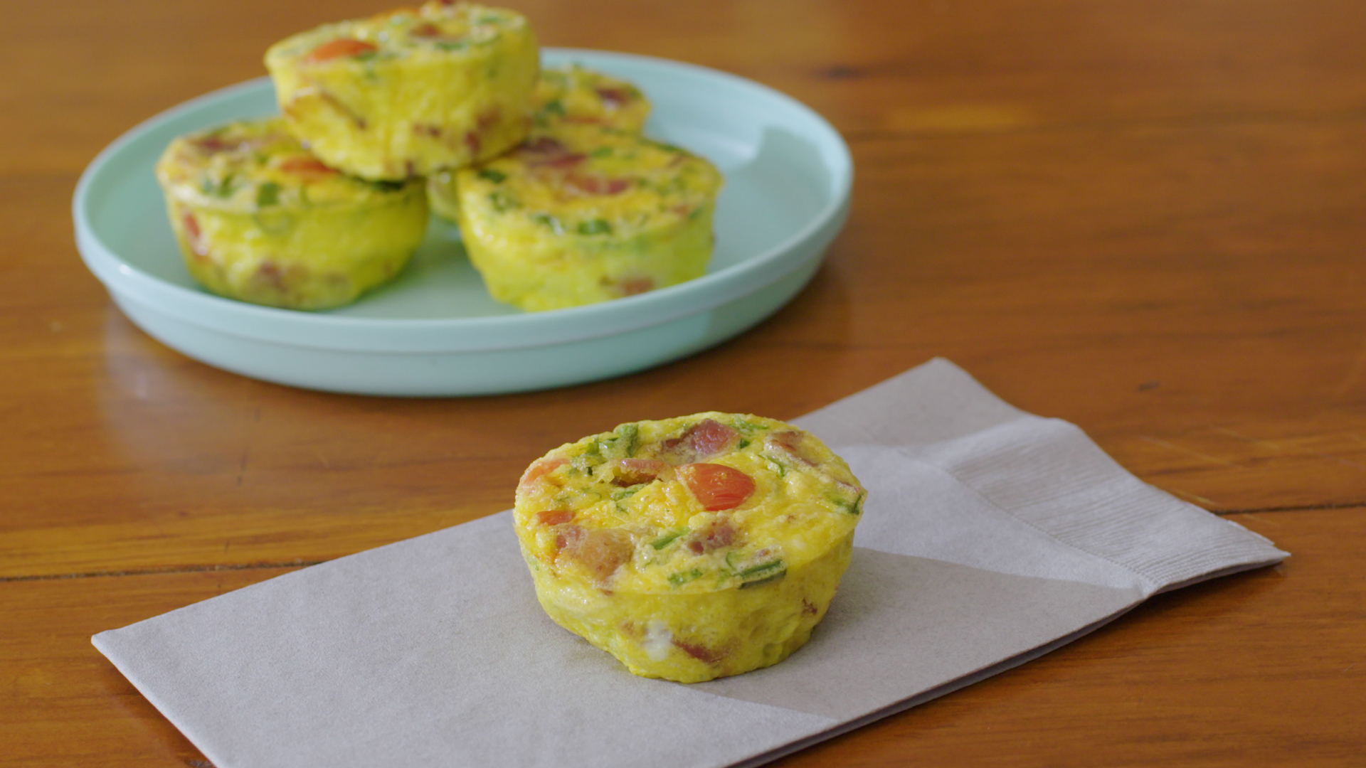 Cheesy Bacon Lettuce Tomato Egg Bites