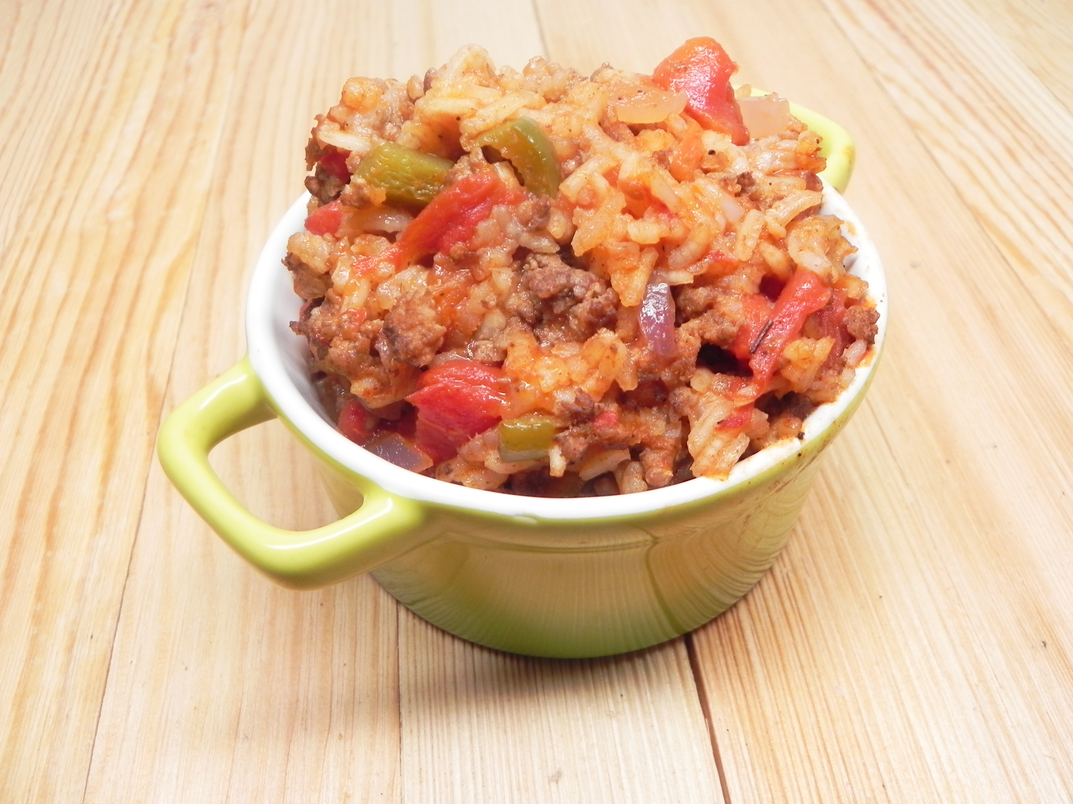 Baked Spanish Rice and Beef
