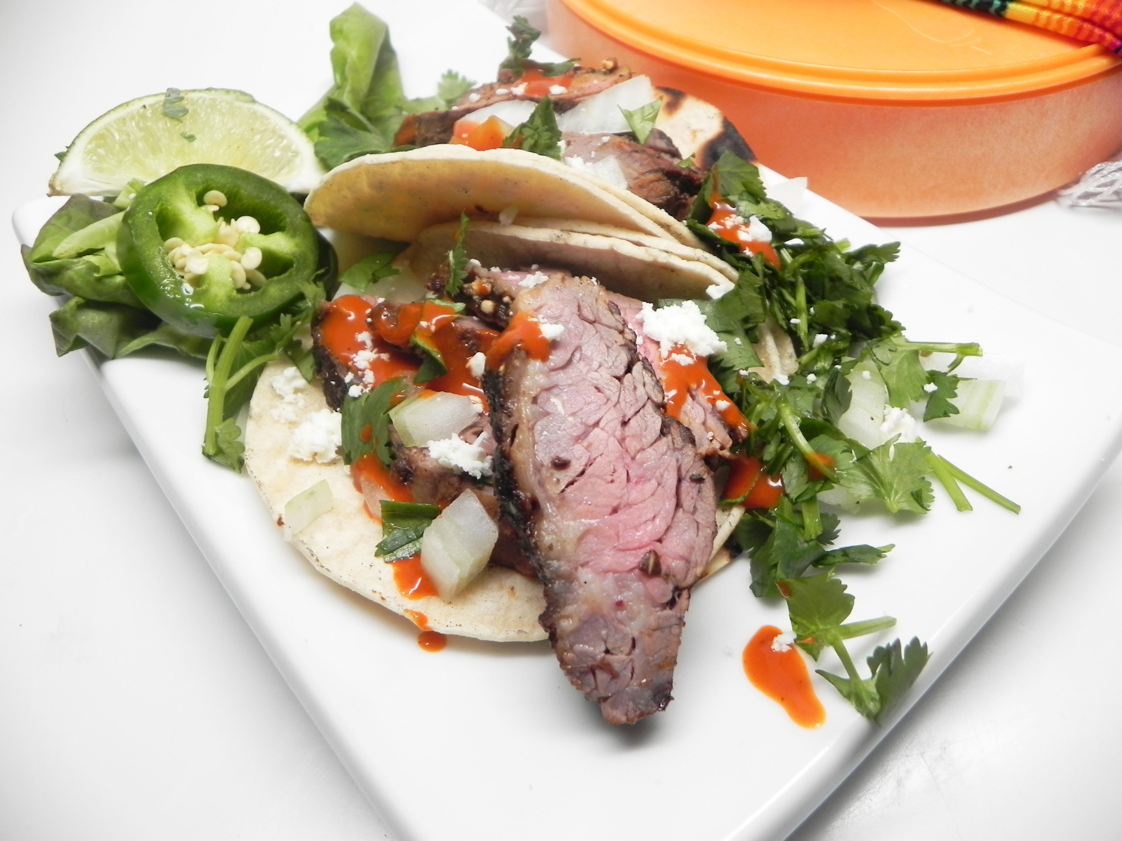 Grilled Skirt Steak Tacos
