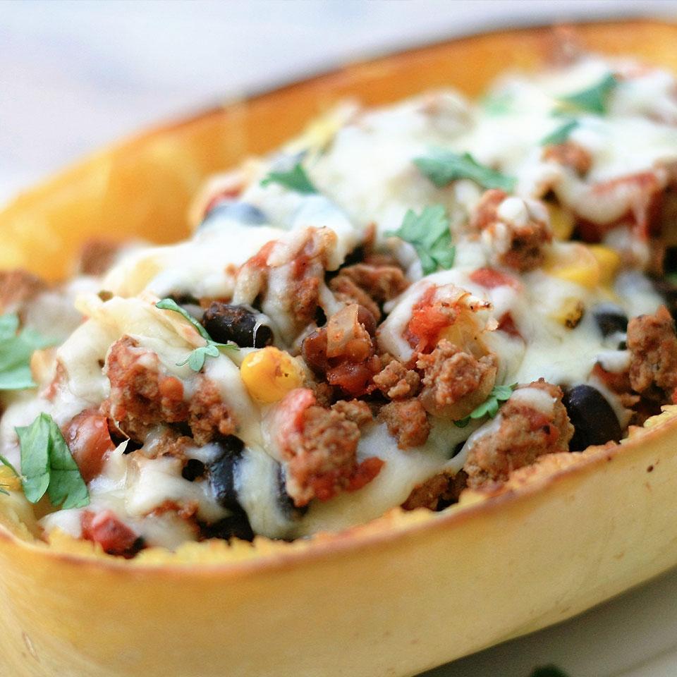 Chorizo-Stuffed Spaghetti Squash