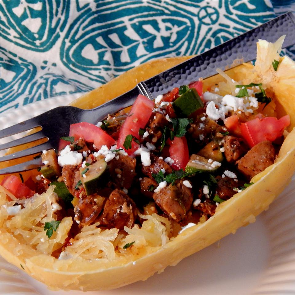 Spaghetti Squash Mediterranean-Style