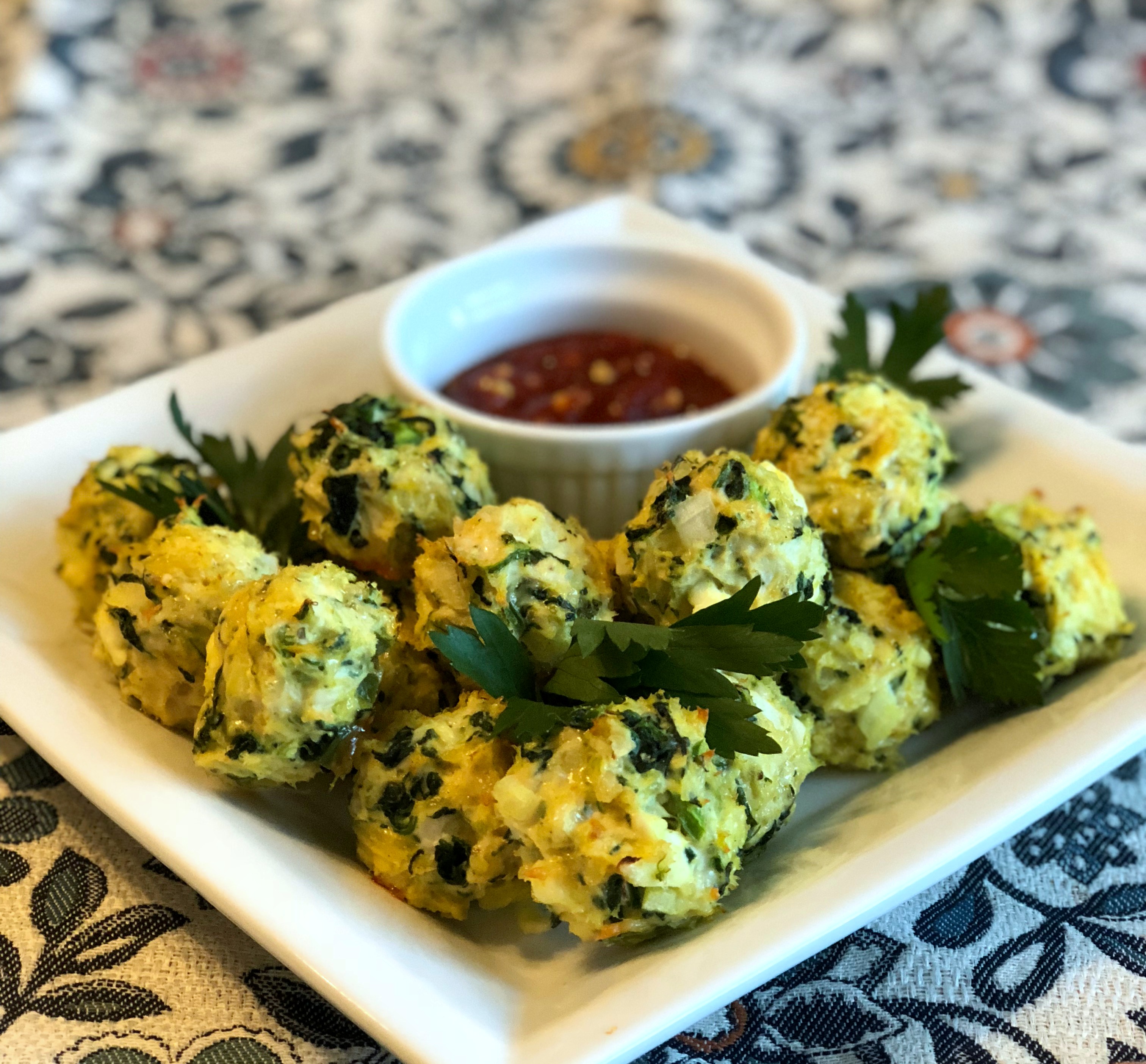 Chicken Spinach Meatballs