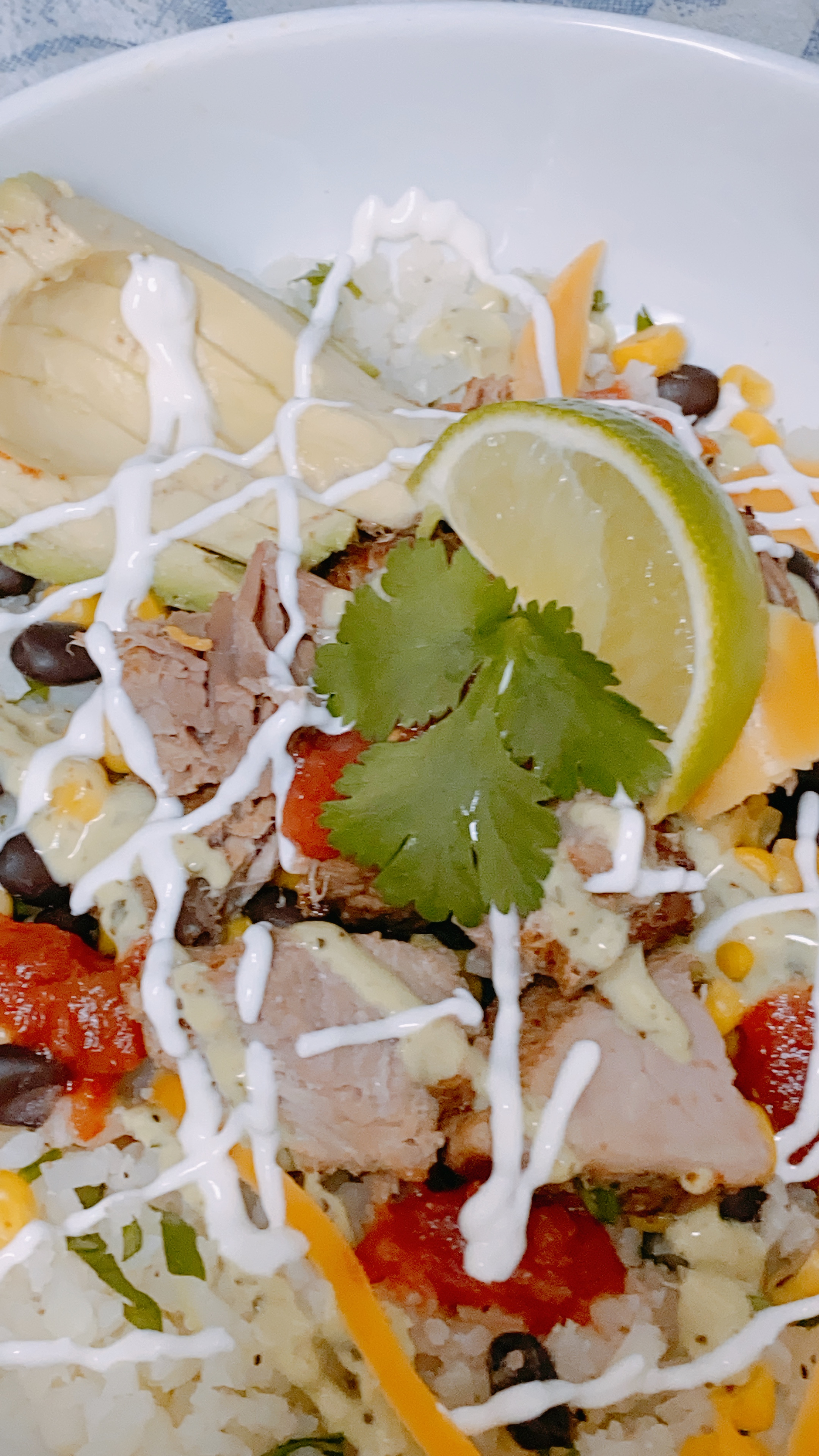 Copycat Cauliflower Rice Bowl with Cilantro