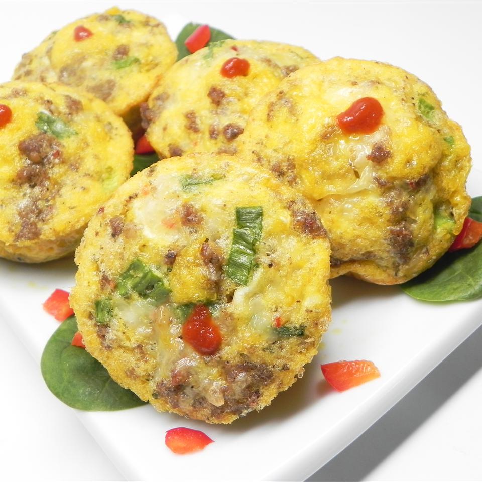 Sausage and Scallion Egg Muffins