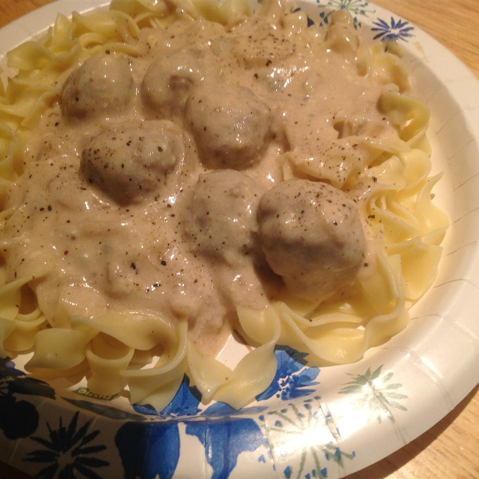 Quick Meatball Stroganoff