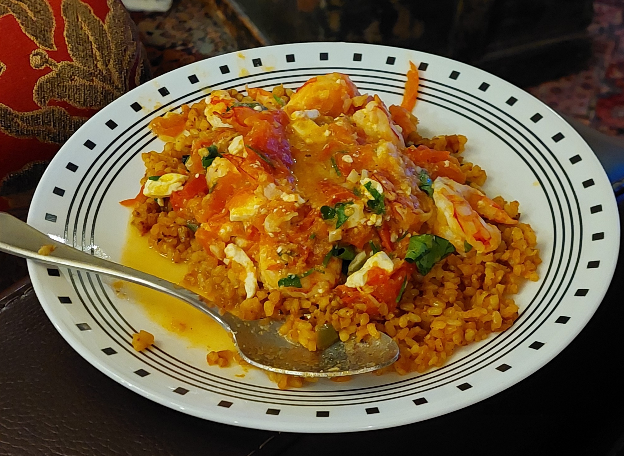 Mediterranean Shrimp with Tomatoes and Feta