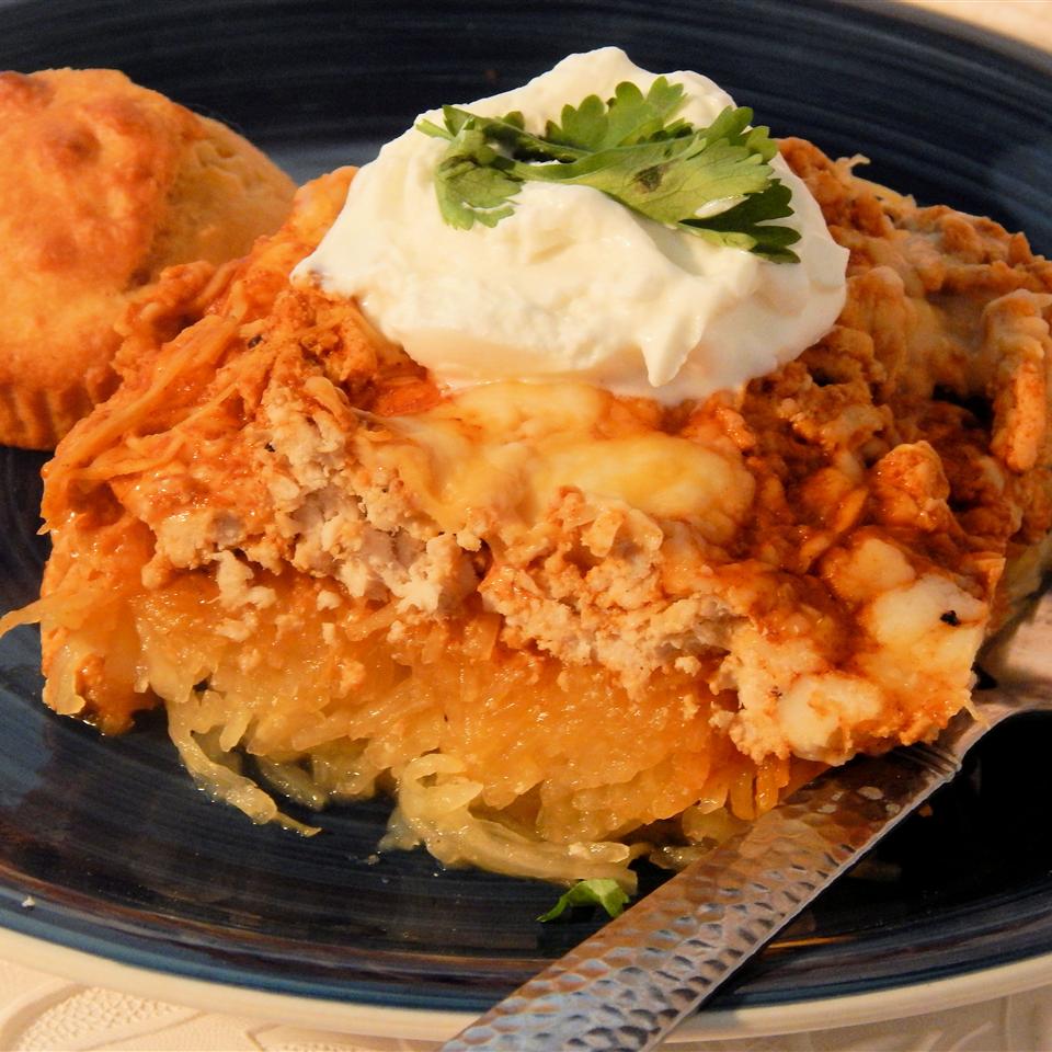 Enchilada Spaghetti Squash Casserole