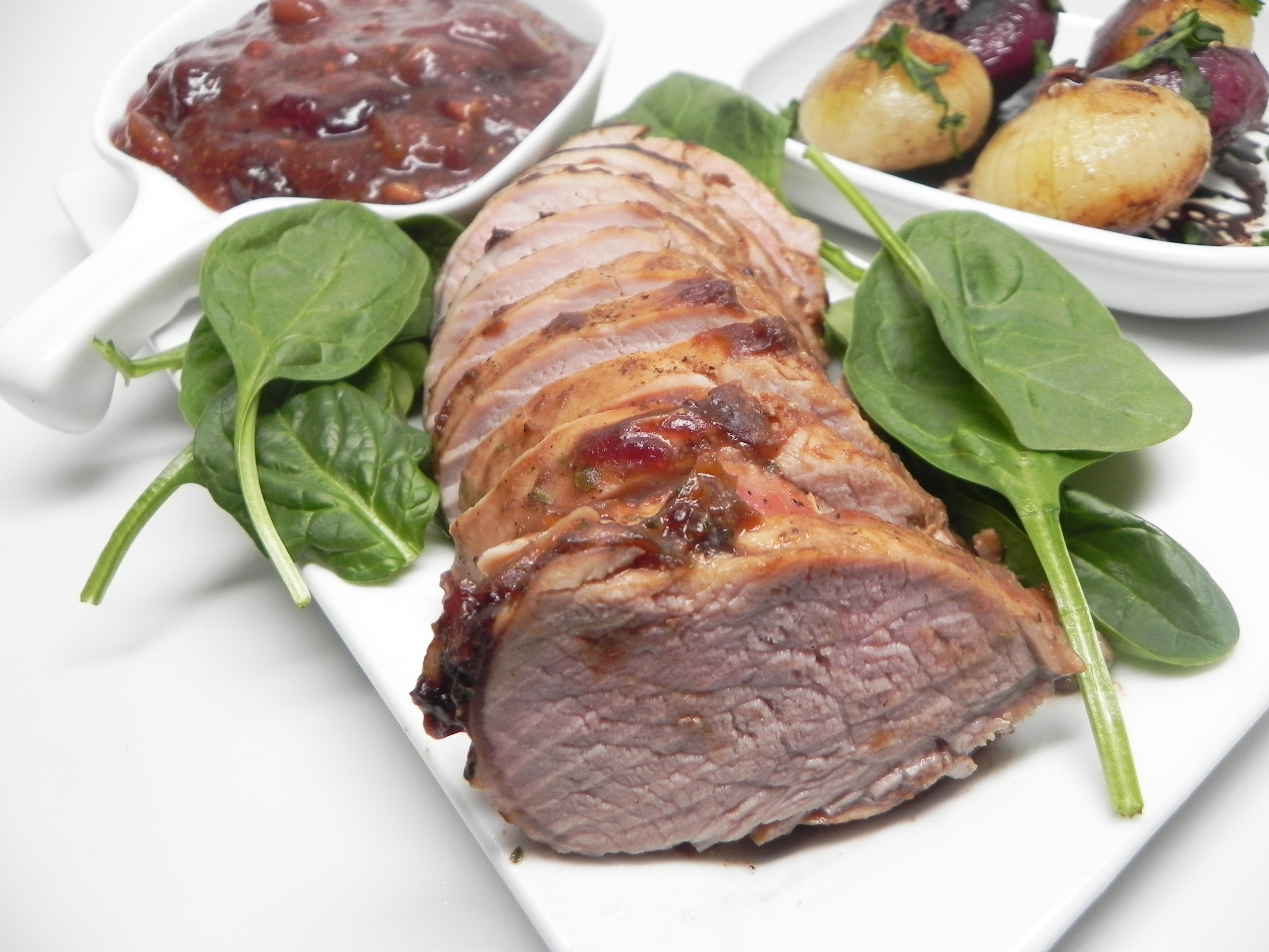 Instant Pot® Pork Loin in Cranberry-Dijon Sauce