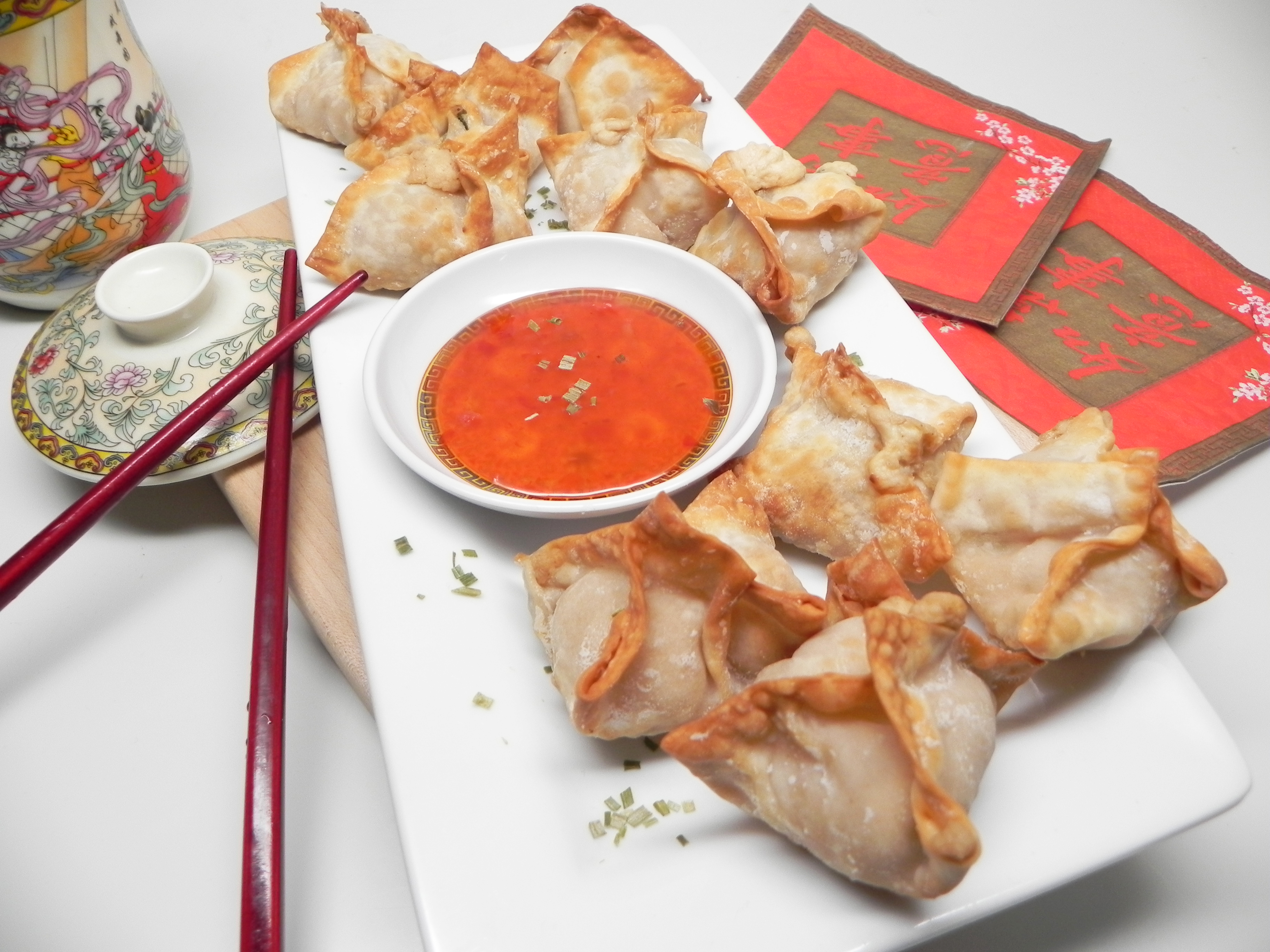 Air Fryer Crab Rangoon