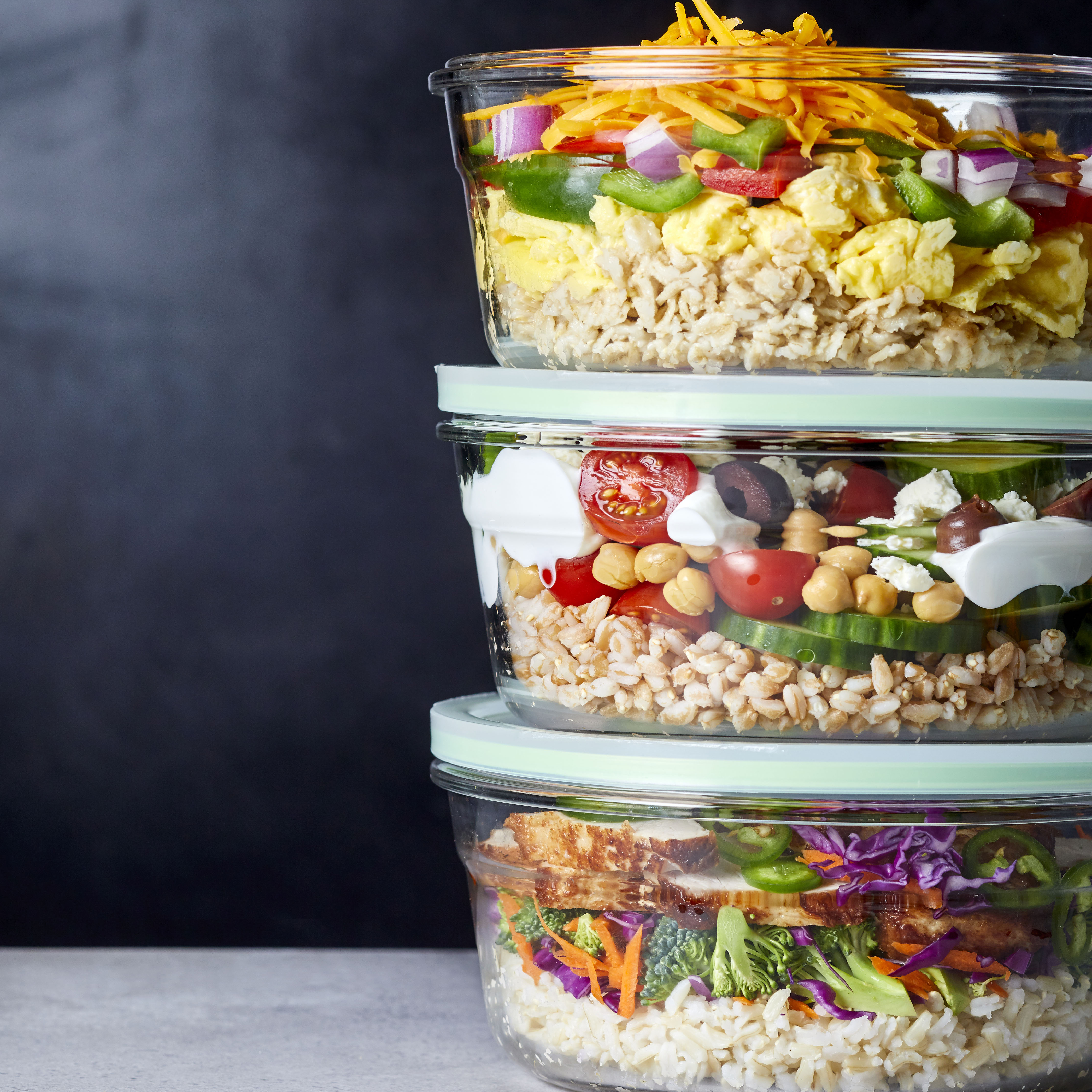 Grab-and-Go Grain Bowls