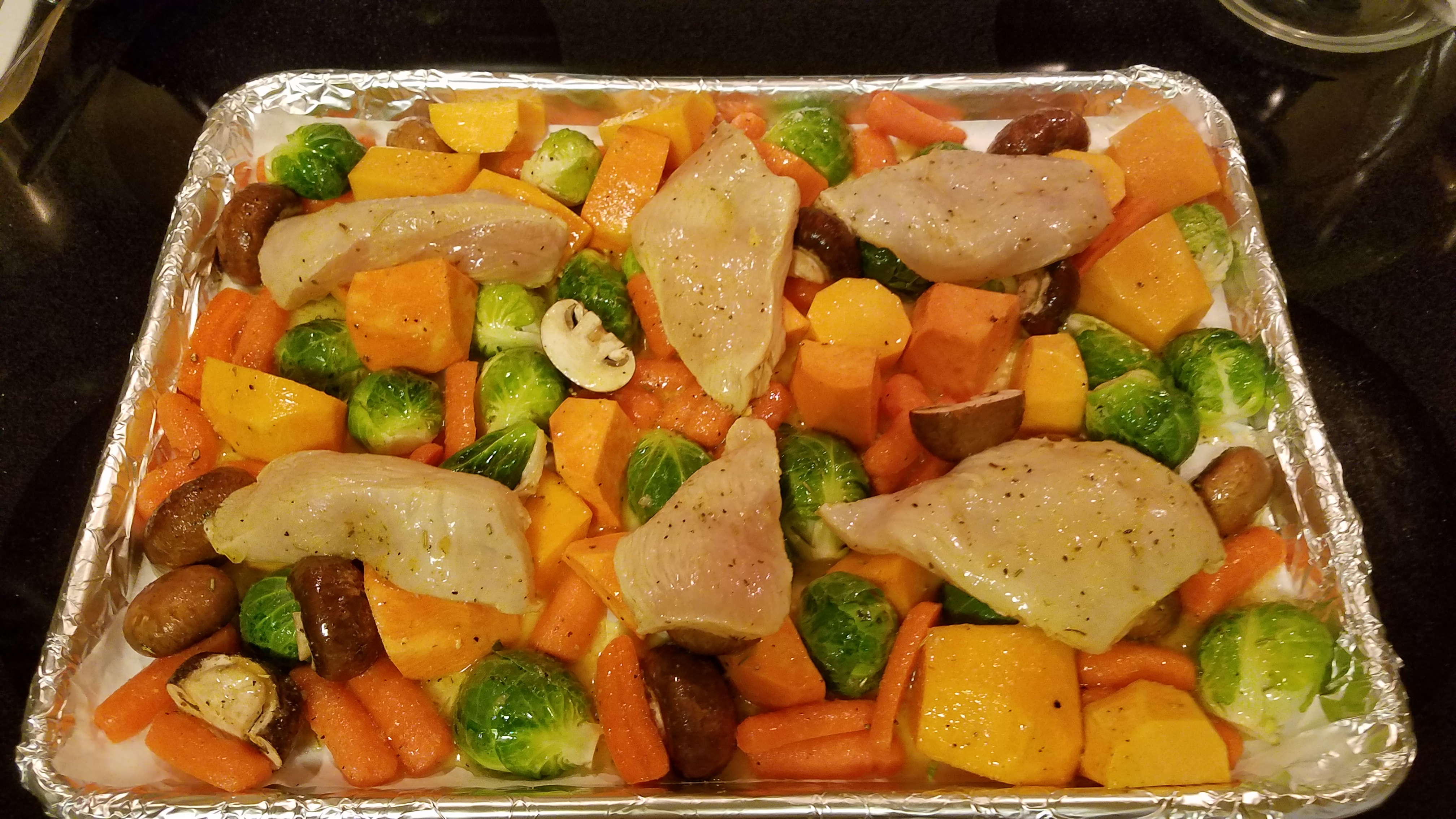 Autumn Rainbow Sheet Pan Dinner
