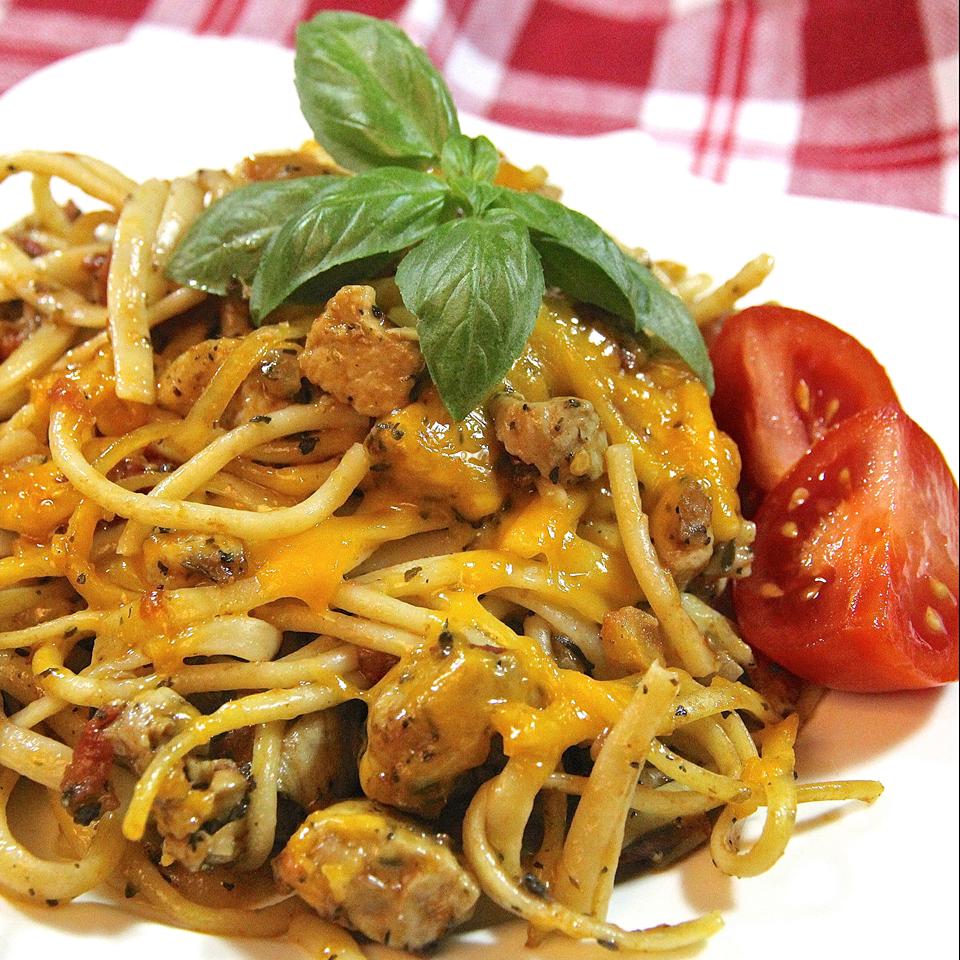 Oven-Baked Chicken Linguine