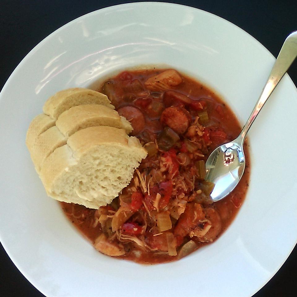 Slow-Cooked Chicken and Sausage Gumbo