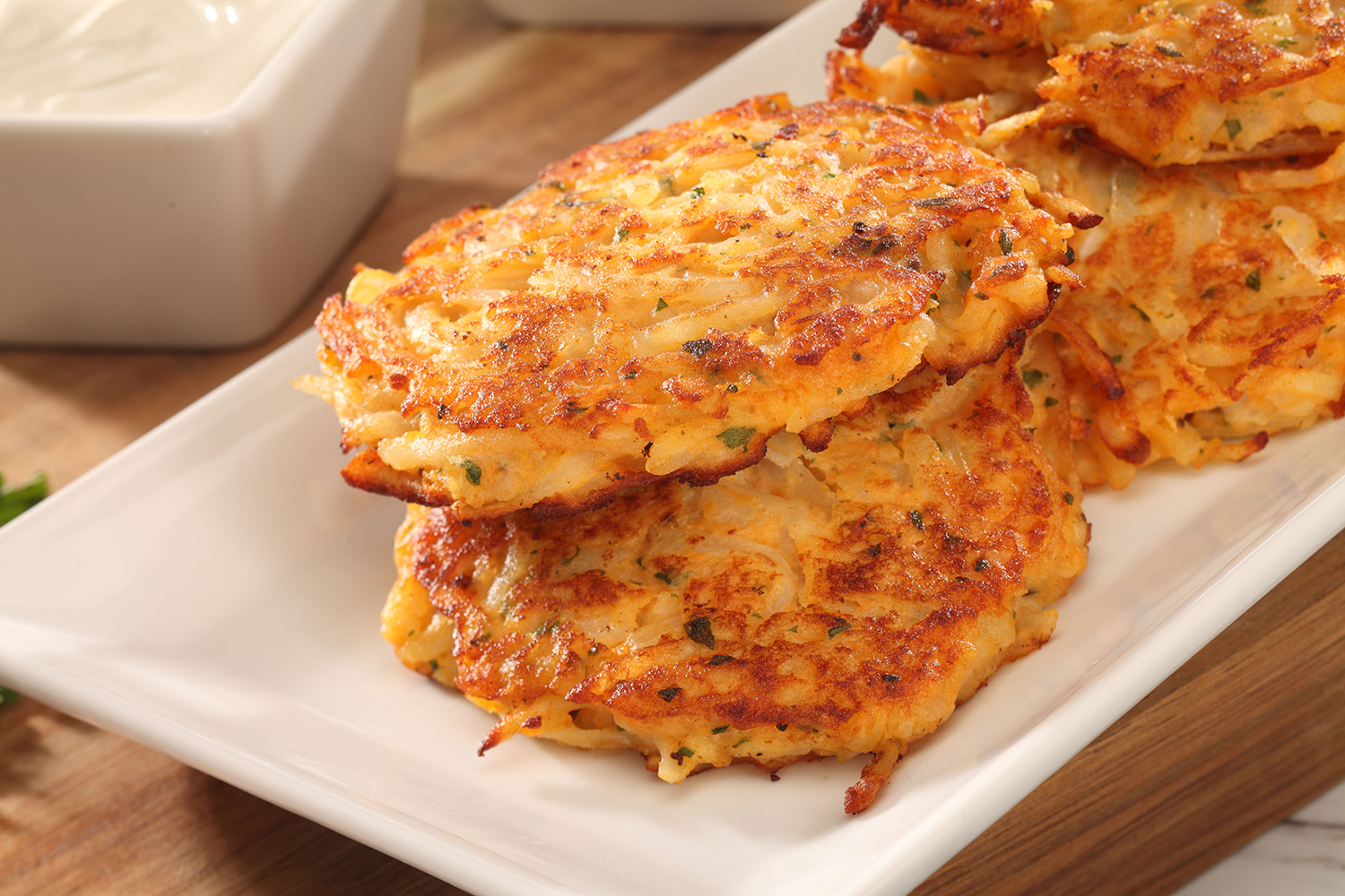 Crunchy Sweet Potato Pancakes