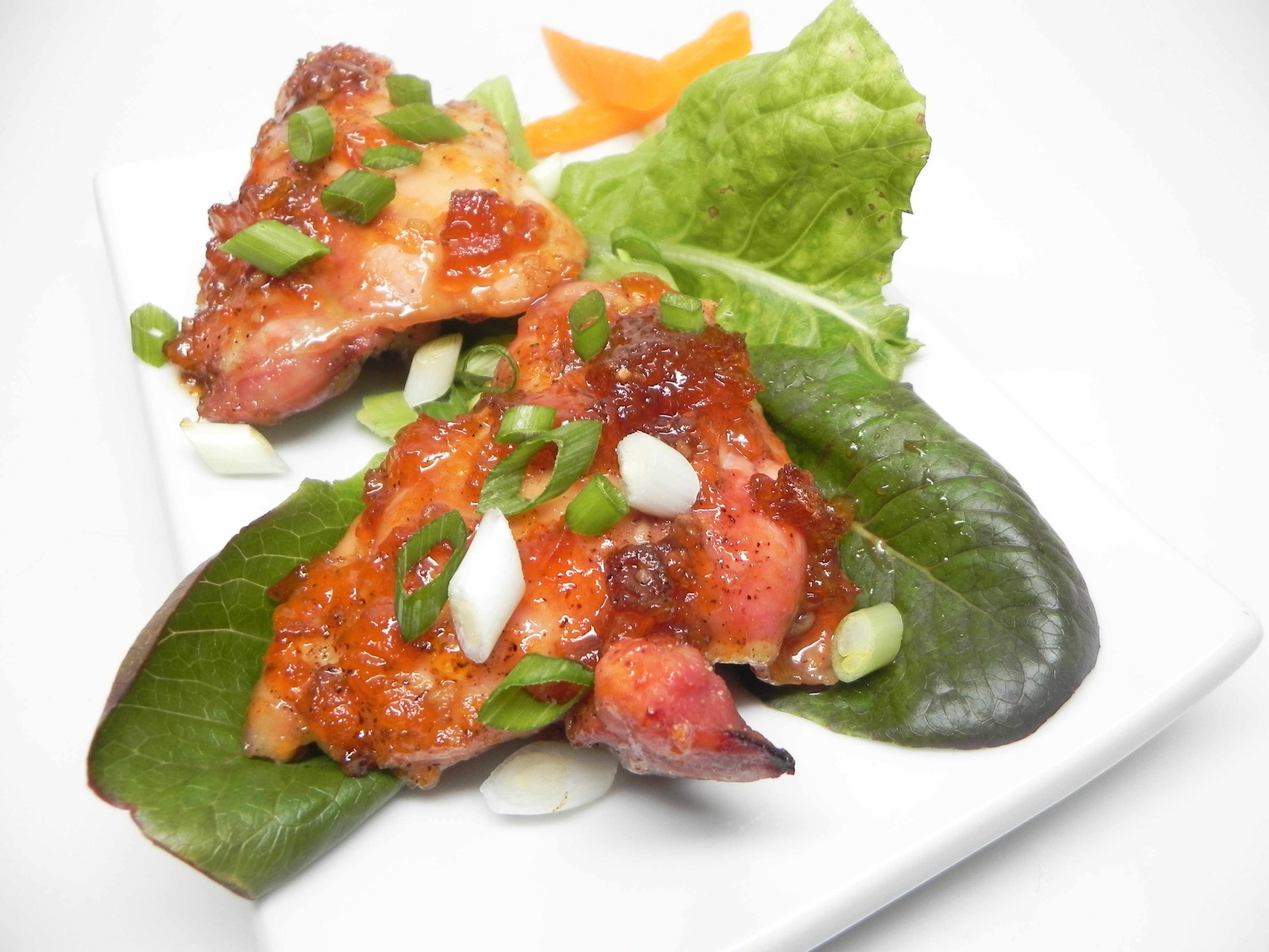 Glazed Apricot Chicken Thighs