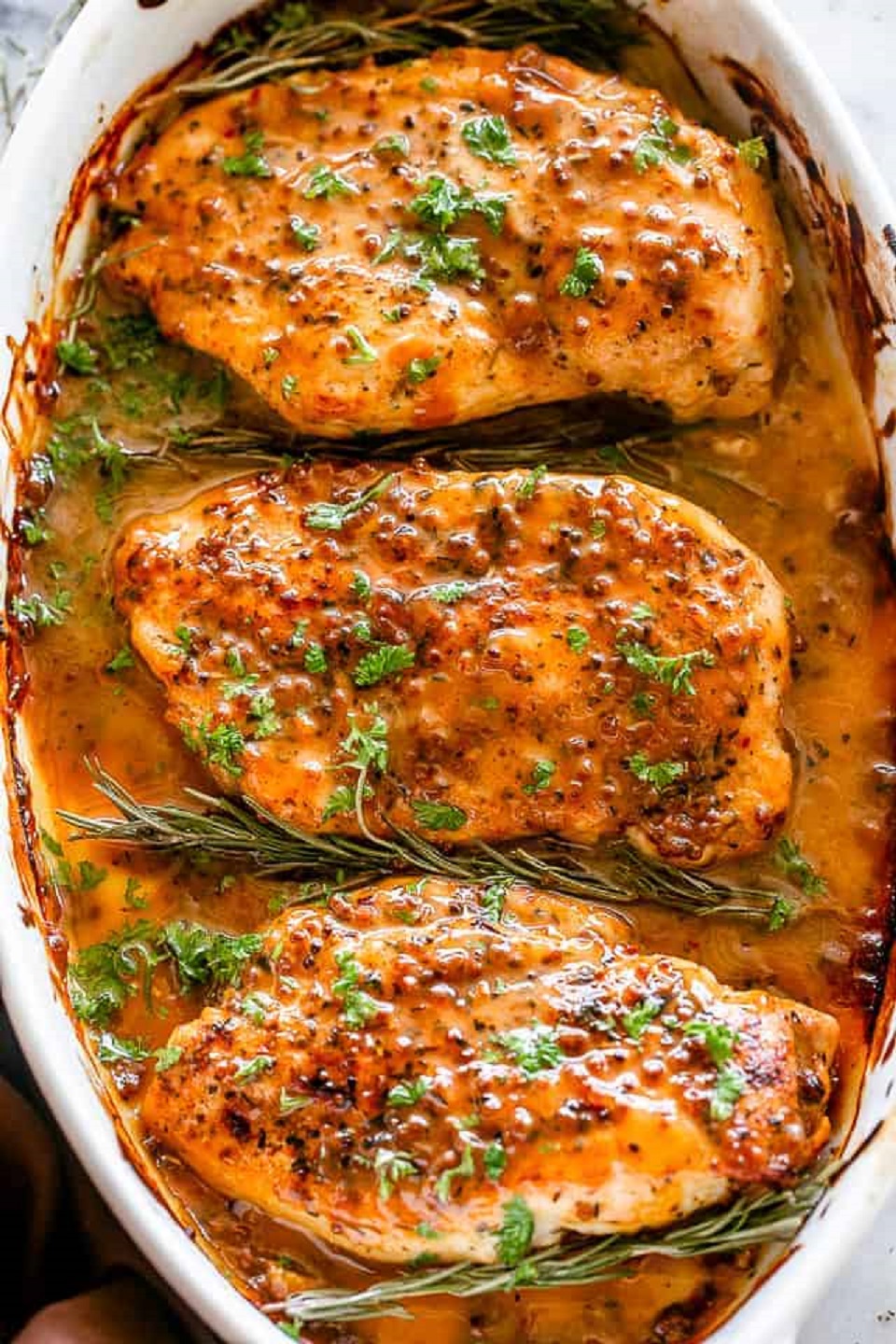 Honey Mustard Chicken Thighs