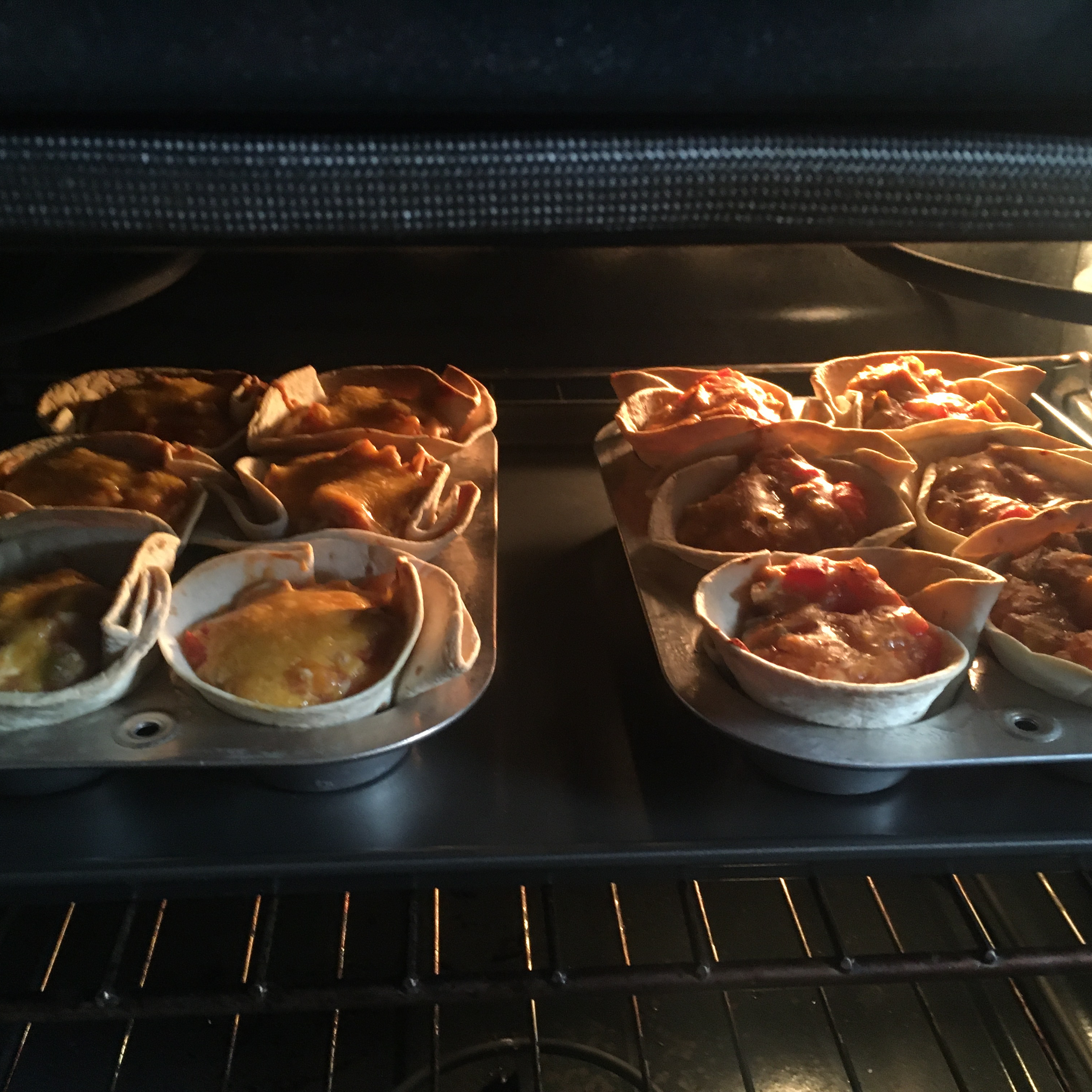 Mini Cheesy Chicken Enchiladas