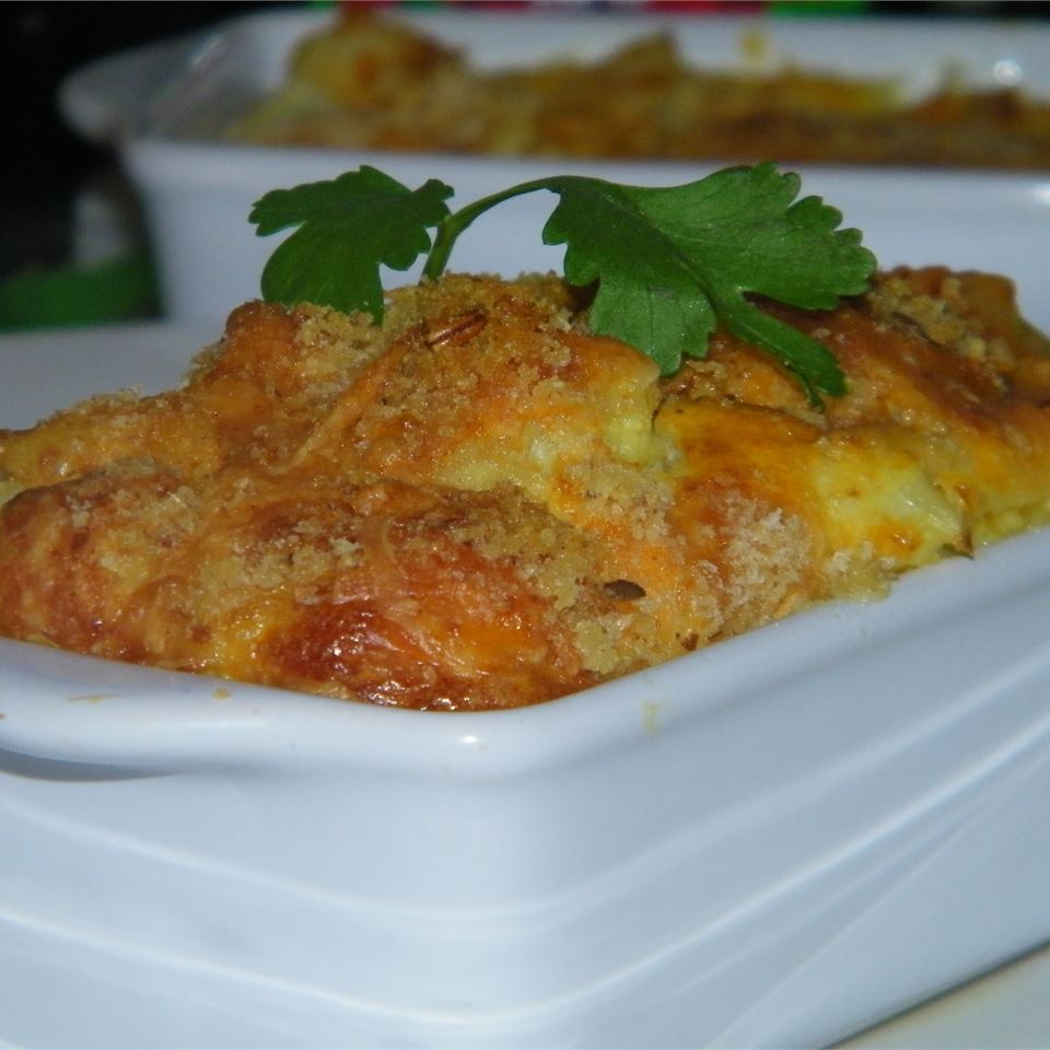 Puffed Cauliflower Cheese