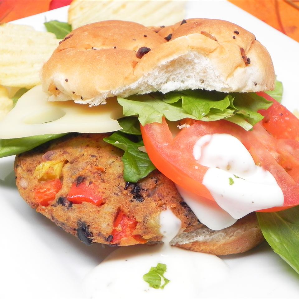 Black Bean and Potato Veggie Burgers