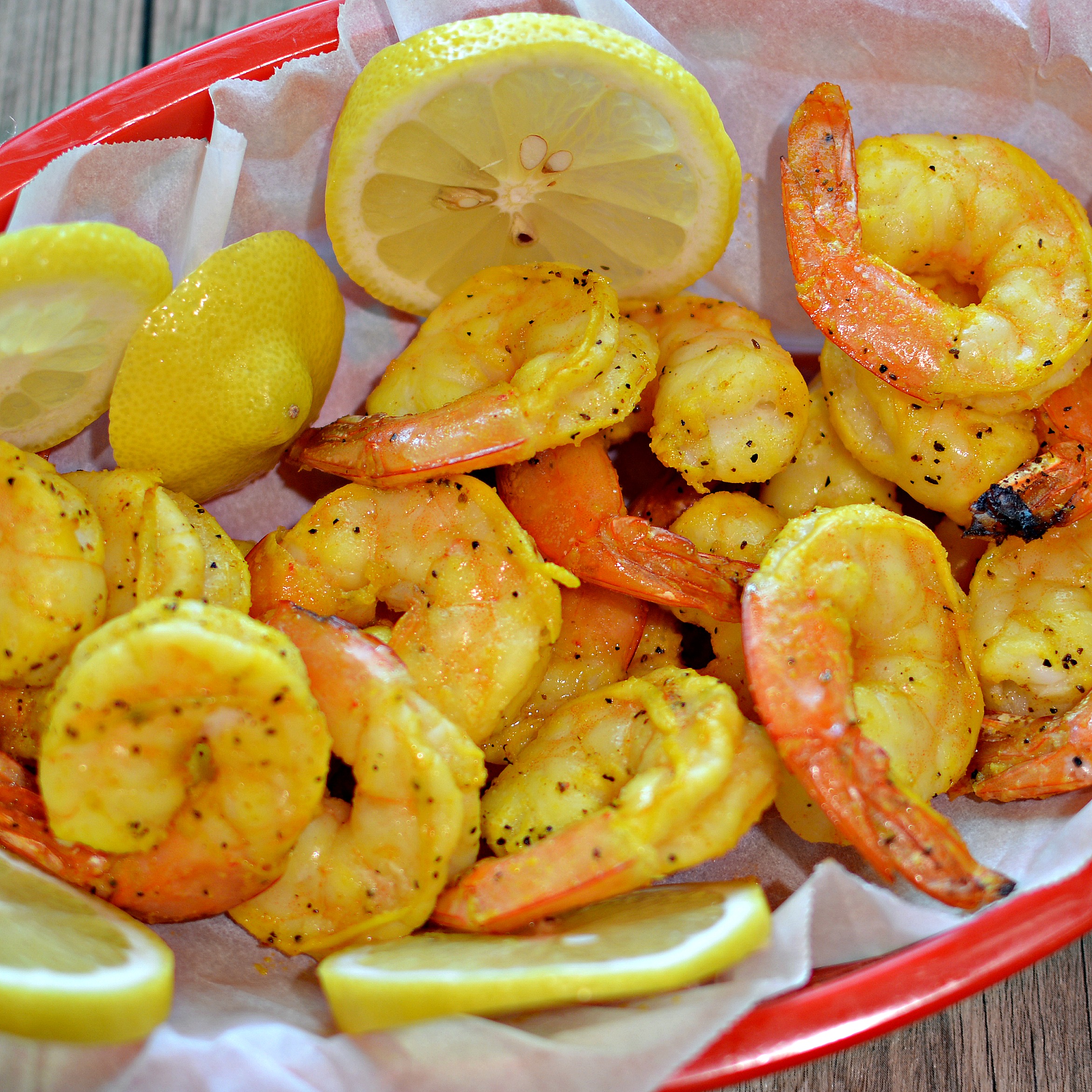 Air Fryer Lemon Pepper Shrimp