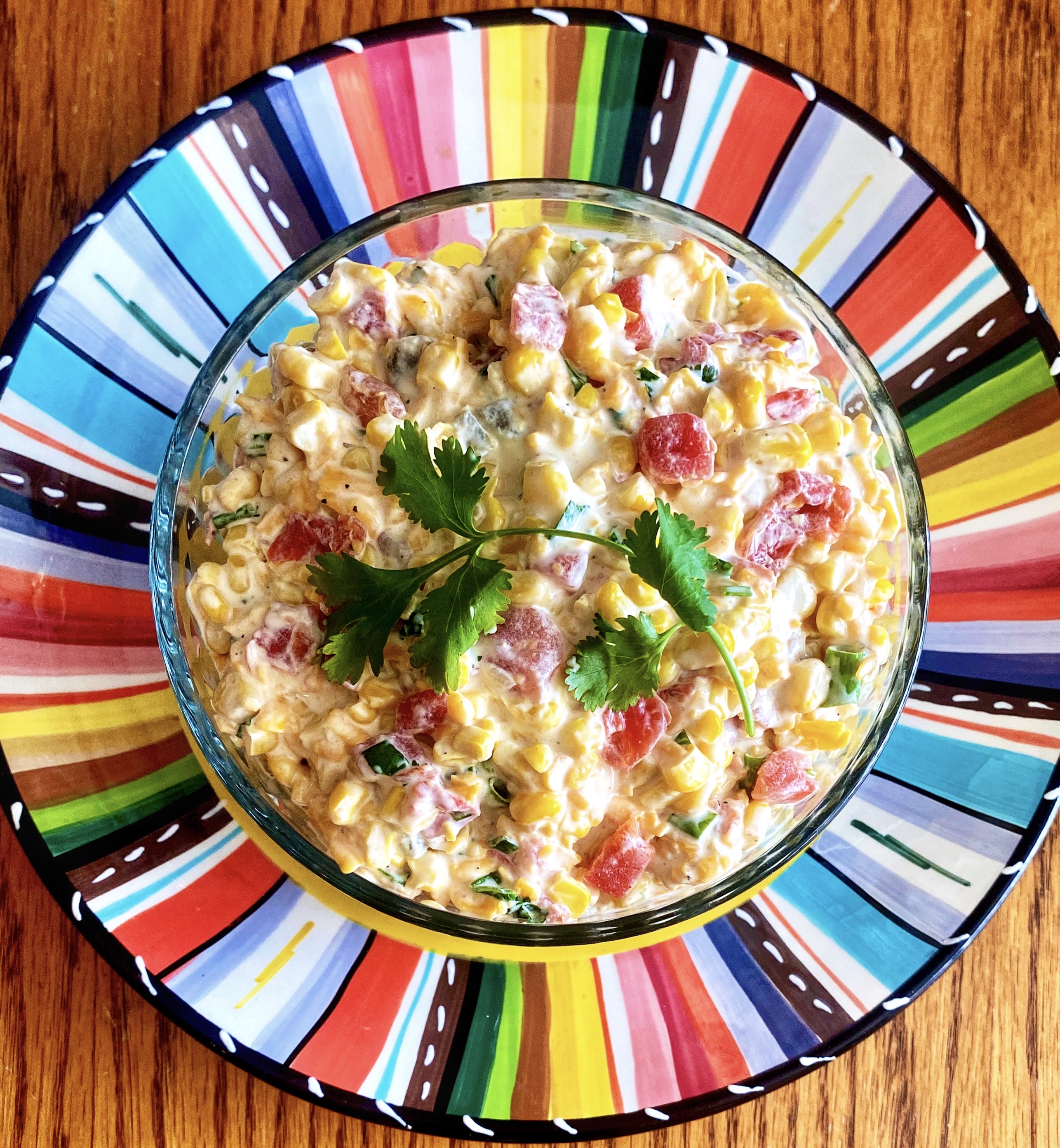 Spicy, Creamy Corn Salsa