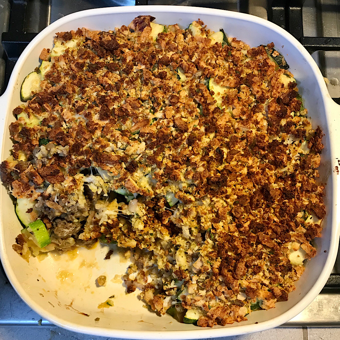 Zucchini Sausage Casserole