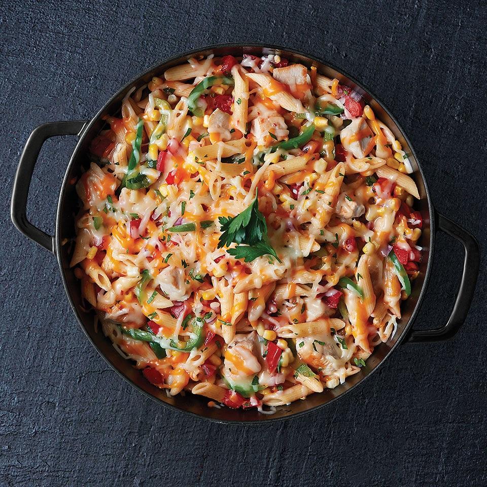 Cheesy Tex Mex Chicken Penne