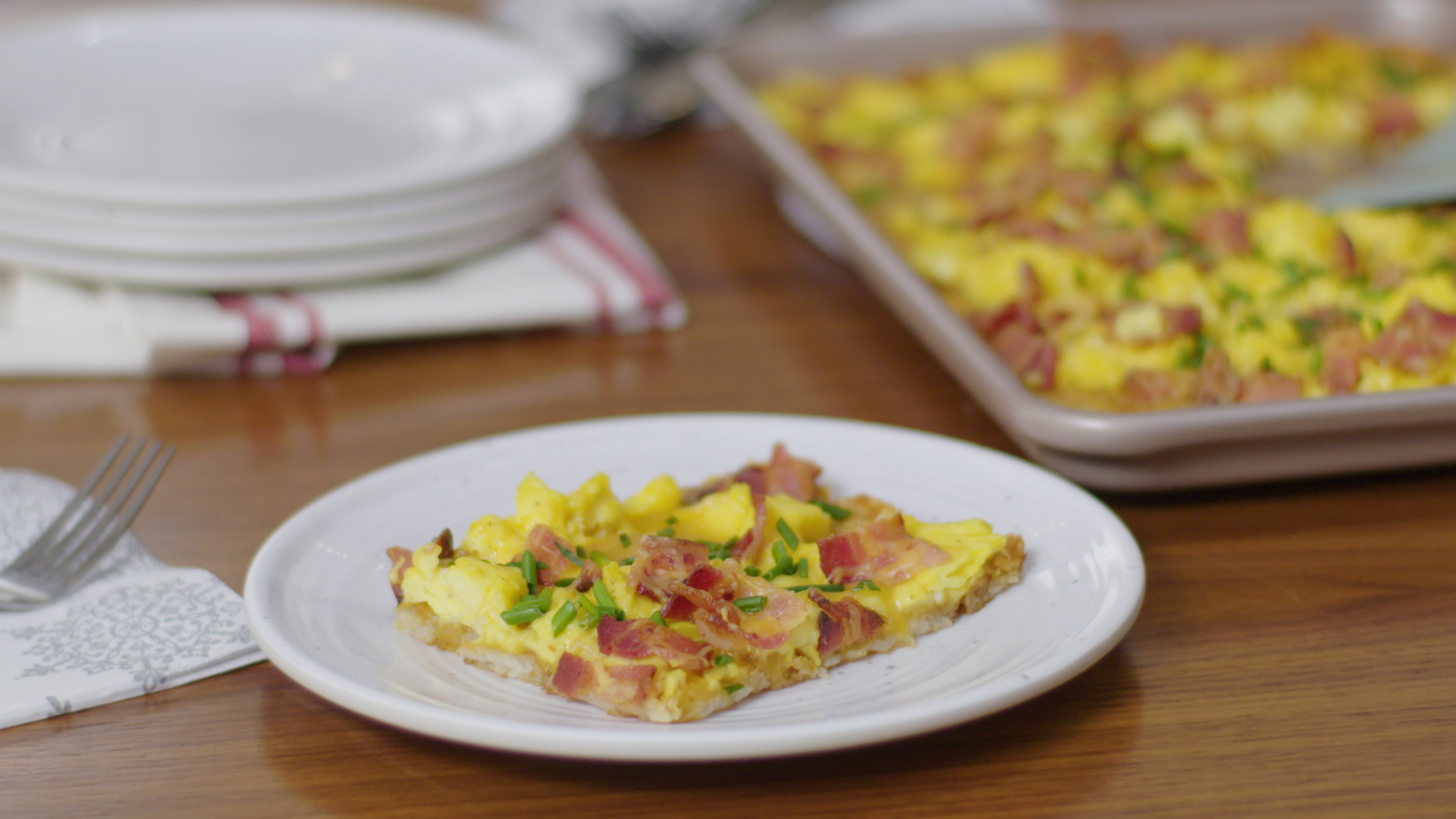 Hash Brown Breakfast Pizza