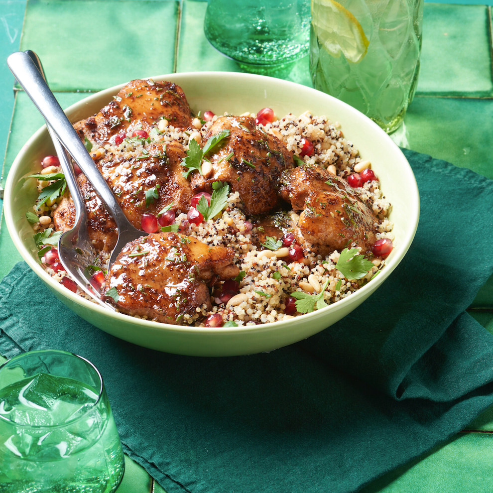 Garlic Chicken with Honey and Rosemary