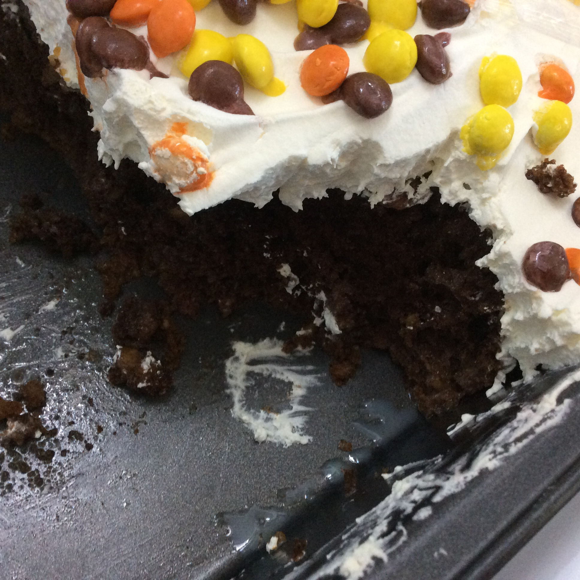 Easy and Quick Chocolate Peanut Butter Cake