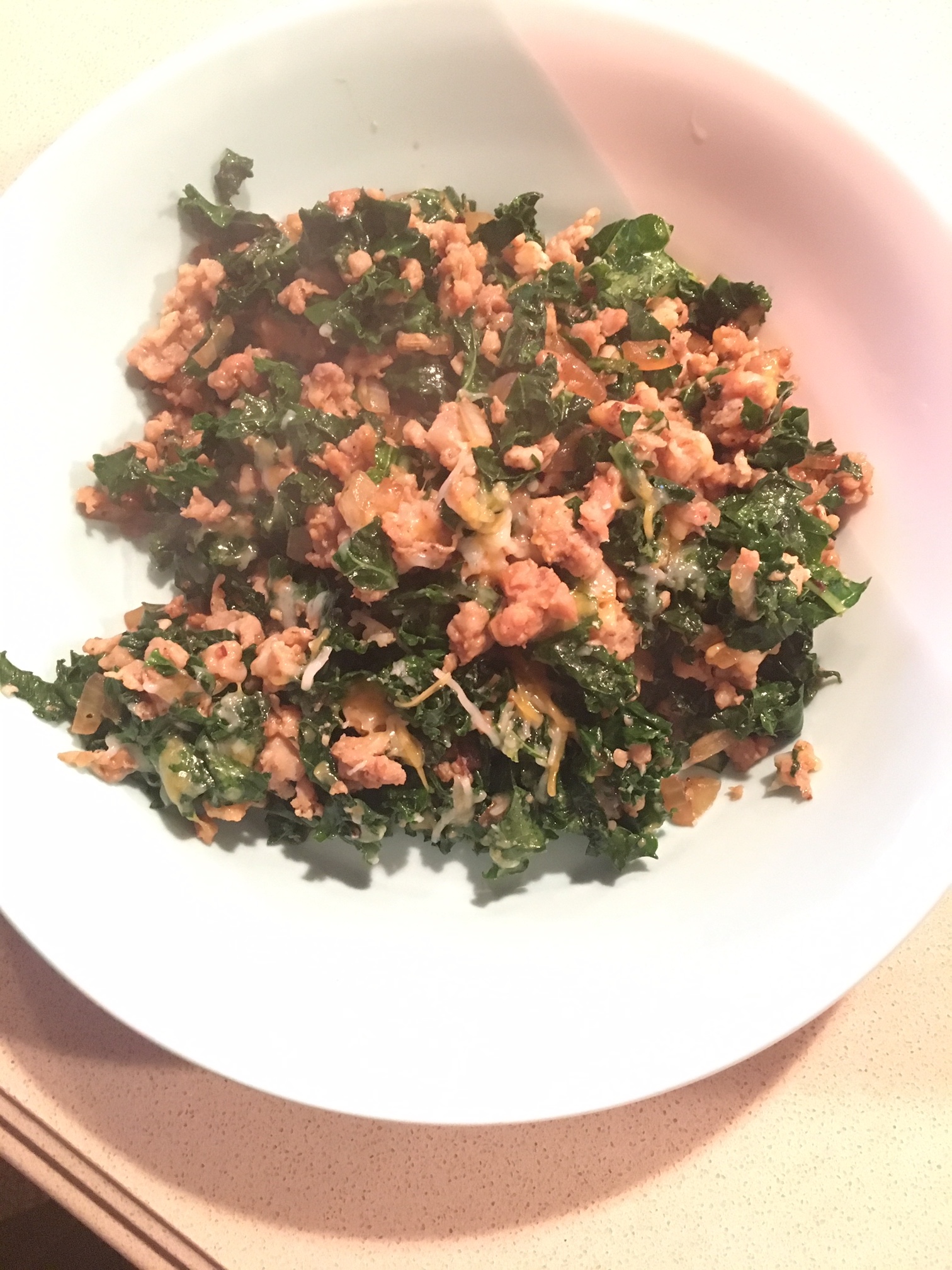 Sauteed Kale and Sausage