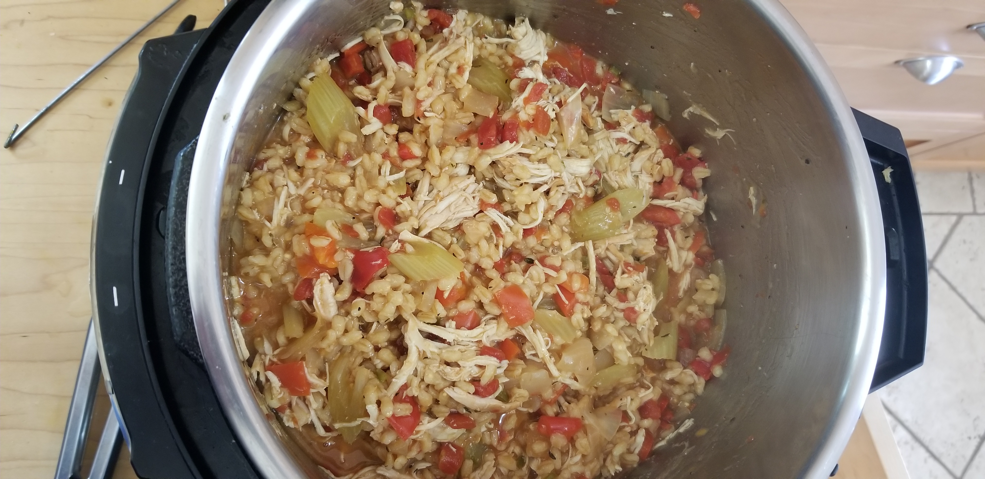 Instant Pot® Chicken and Barley