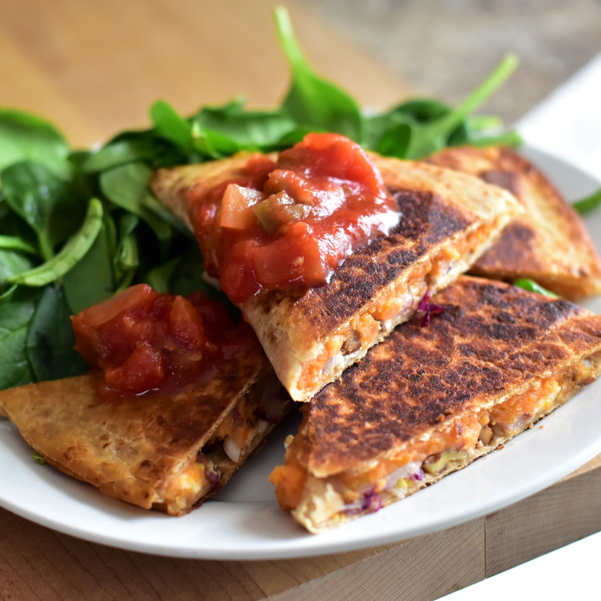 Sweet Potato Quesadillas