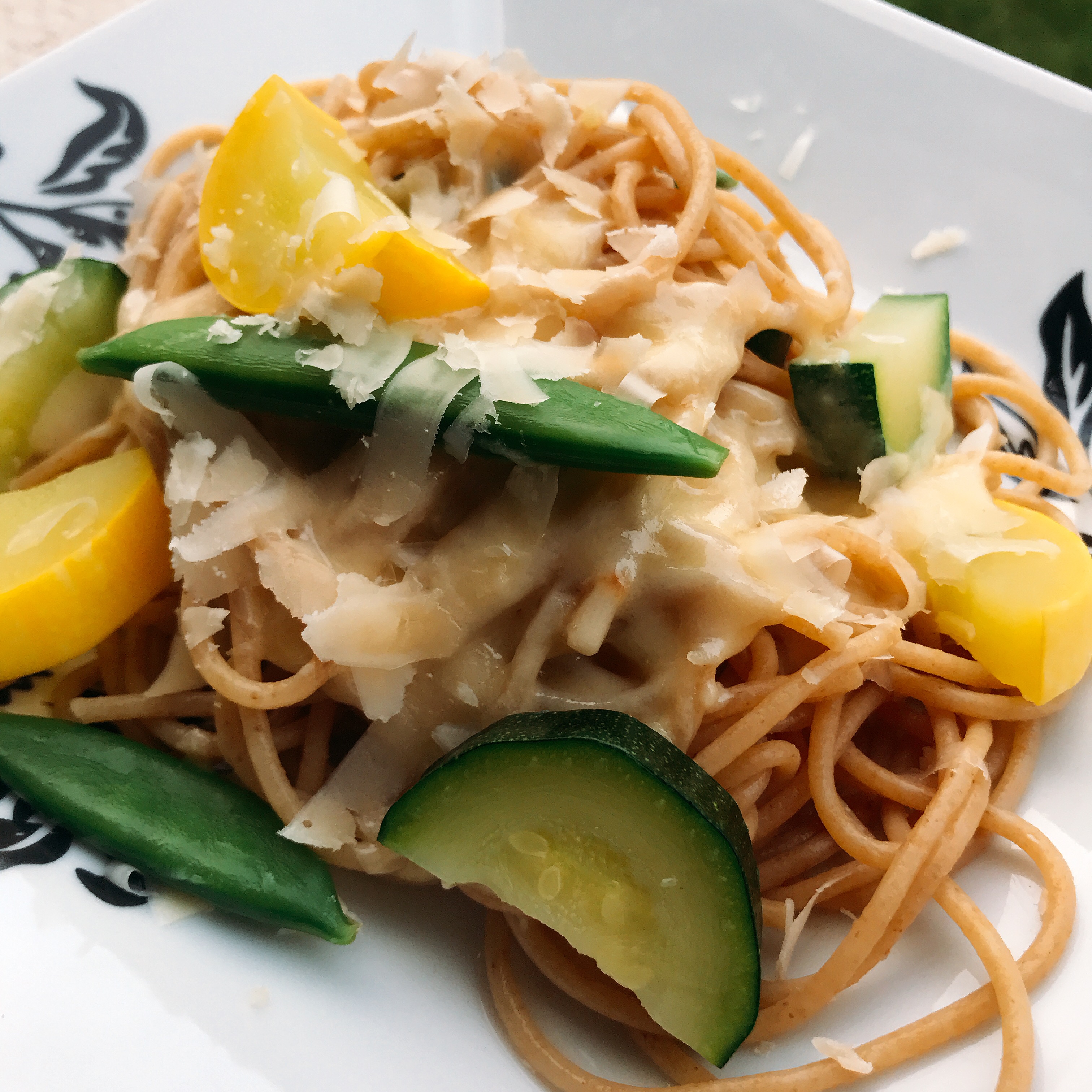 Veggie Penne Alfredo