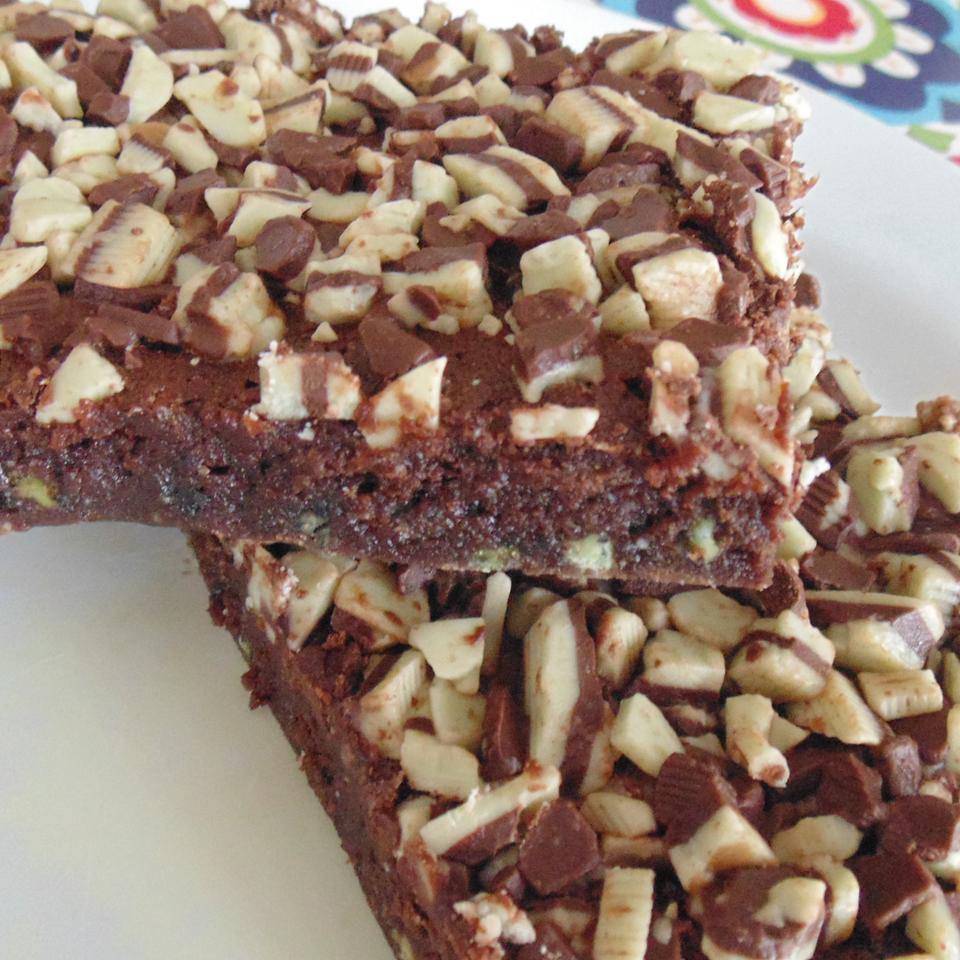 Laura's "Thin Mint" Brownies