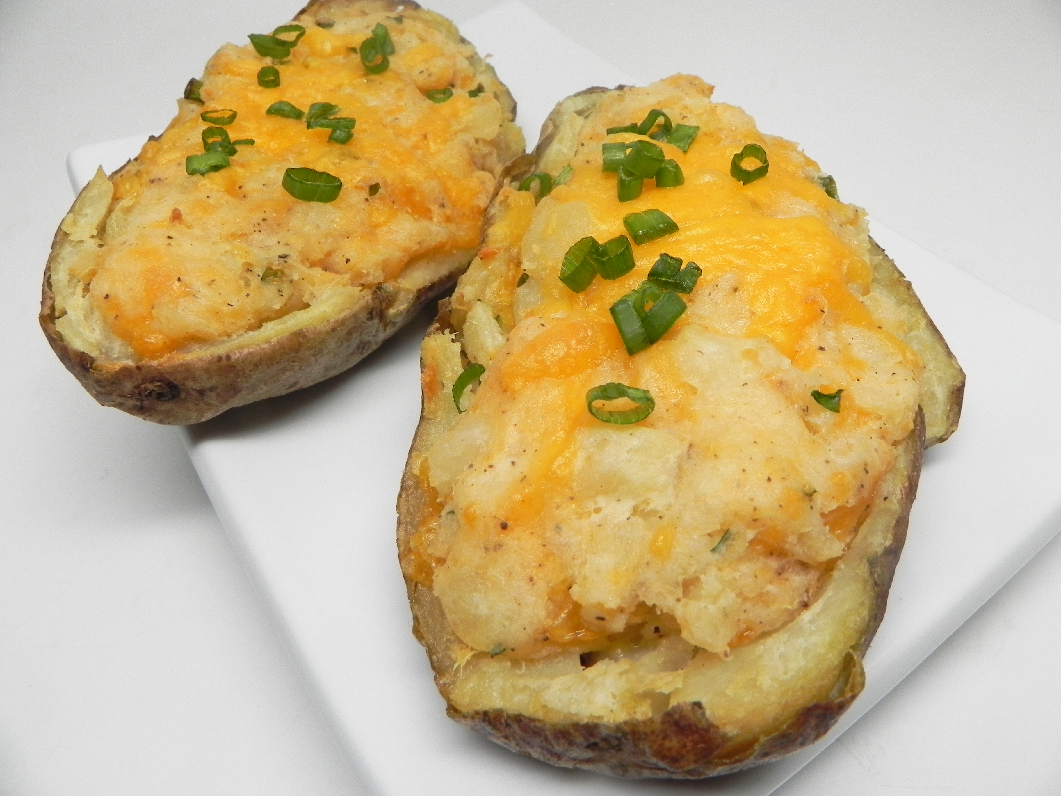 Easy Fast Vegan Twice-Baked Potato